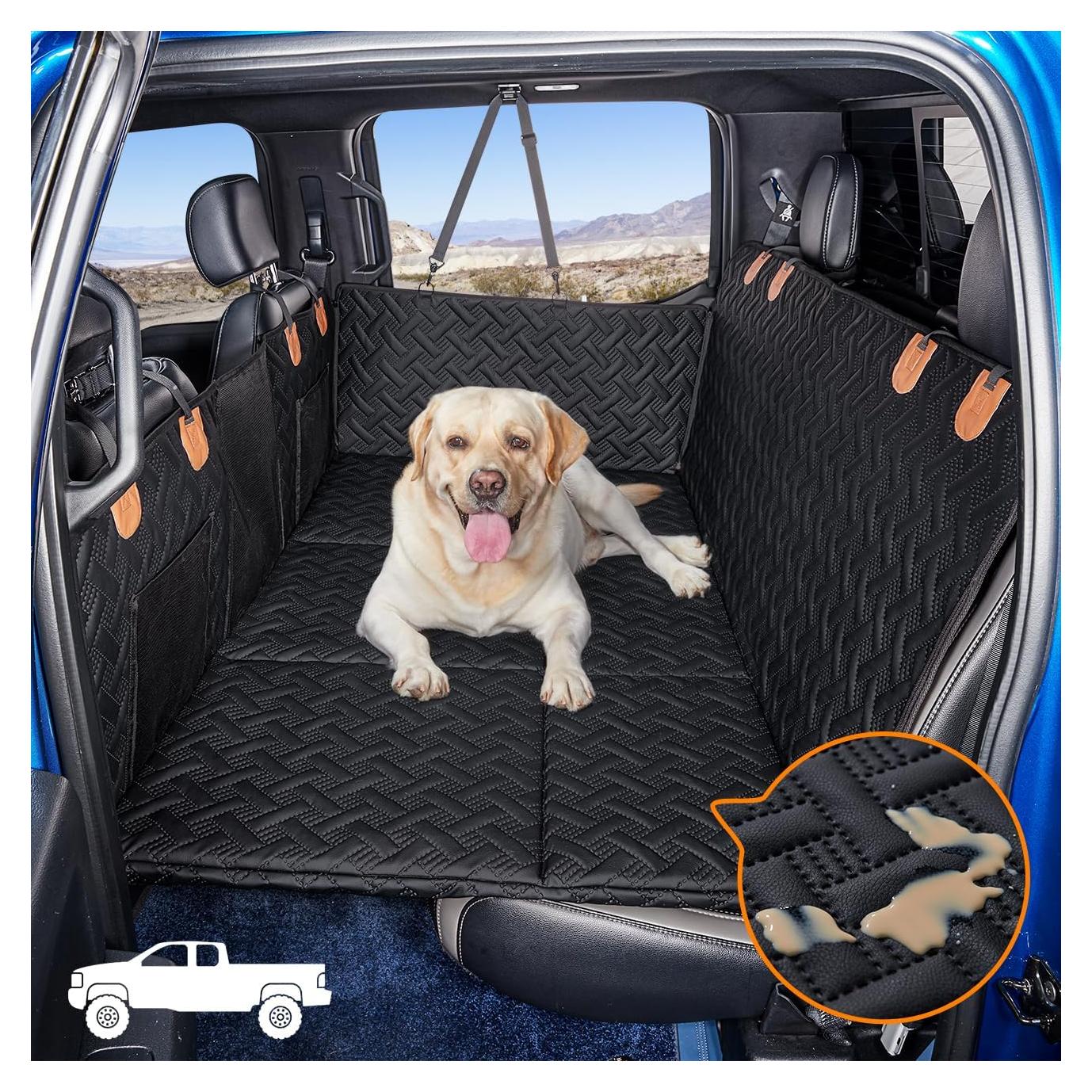 Extensor de Asiento Trasero para Perros MAXFUT Negro 145.7x76.7cm