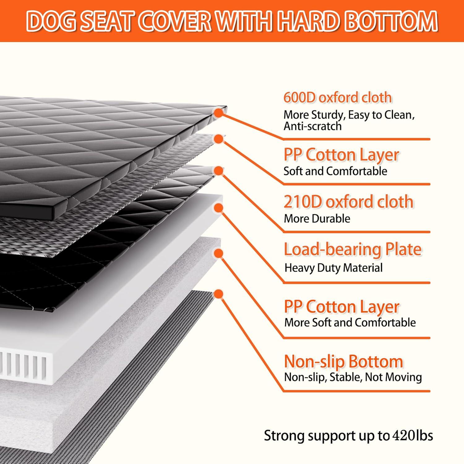 Funda de Asiento Trasero para Perros Chilino JHZD01 Impermeable