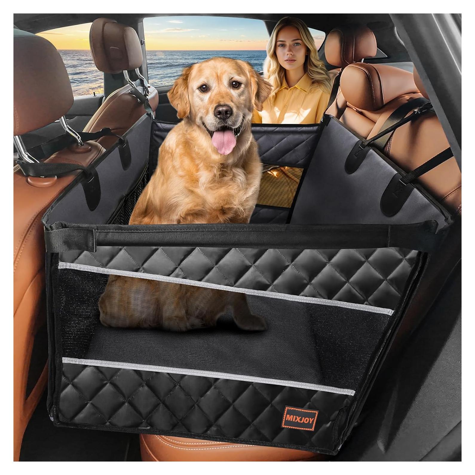 Asiento de Coche para Perros Grandes MIXJOY L Impermeable