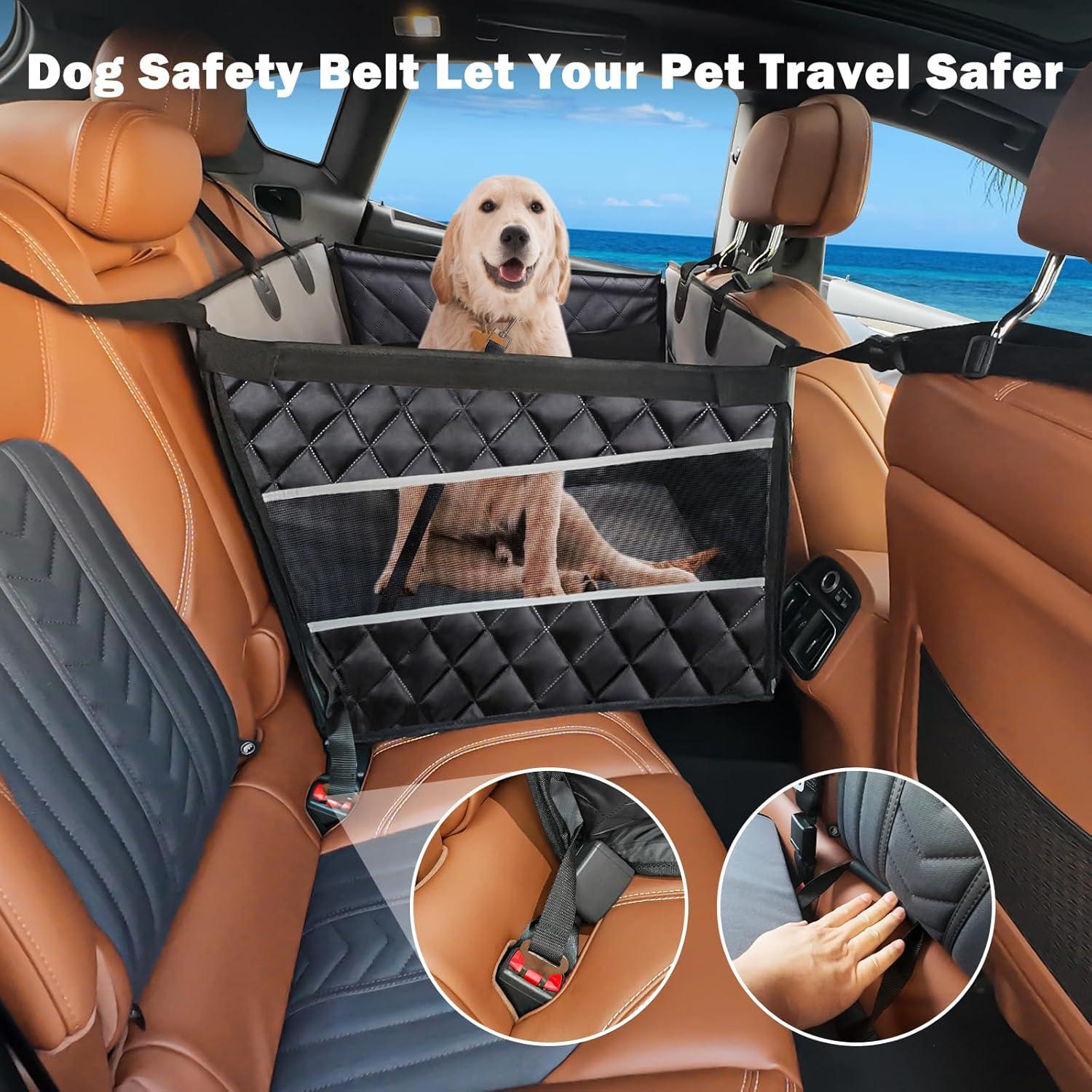 Asiento de Coche para Perros Grandes MIXJOY L Impermeable