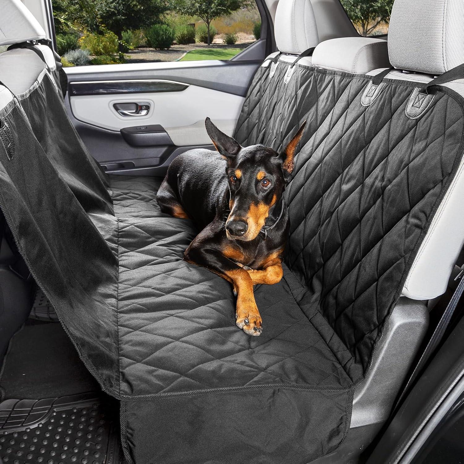Funda de Asiento Trasero para Perros 4Knines Regular Negra