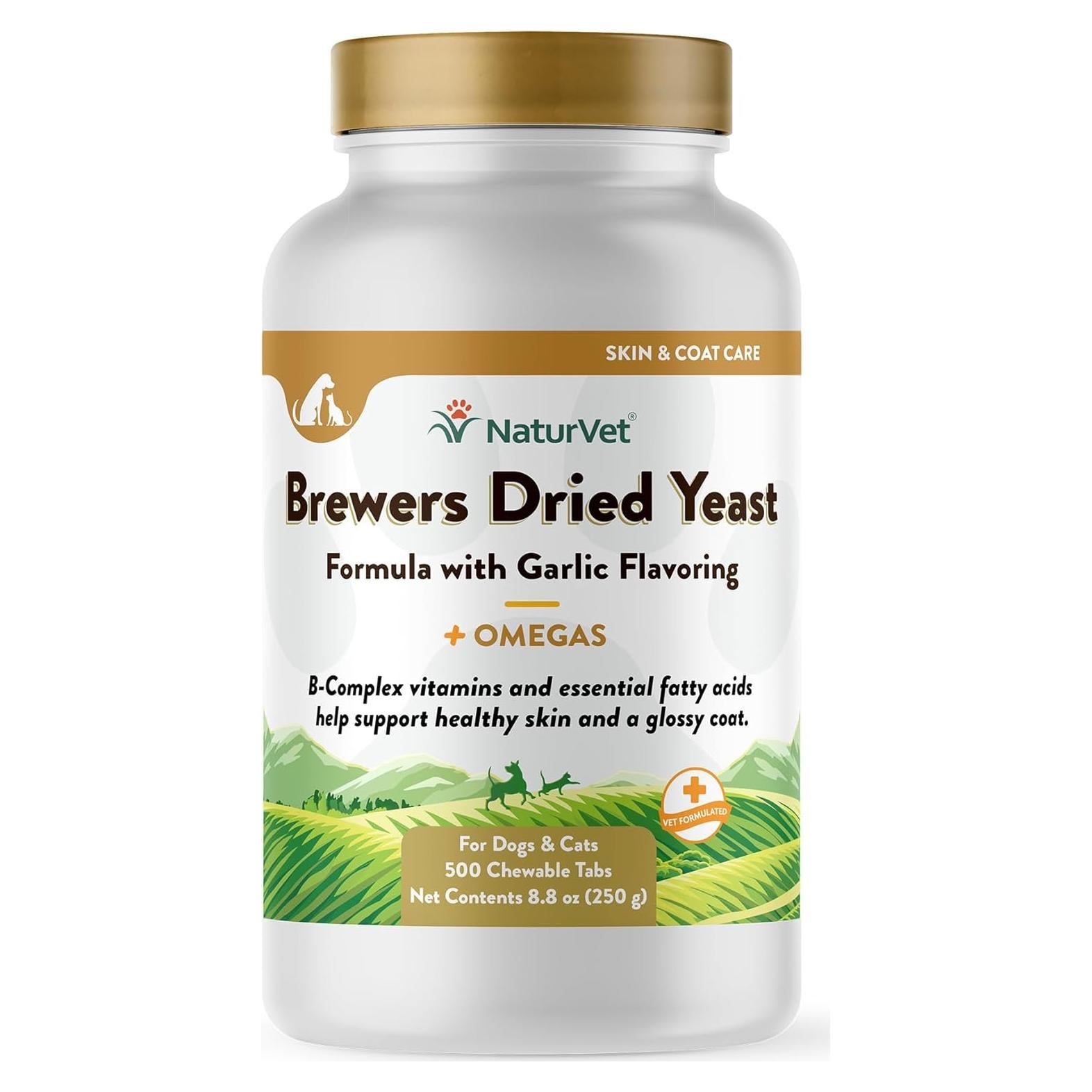 Suplemento NaturVet para Mascotas 500 Tabletas Omega 3, 6, 9