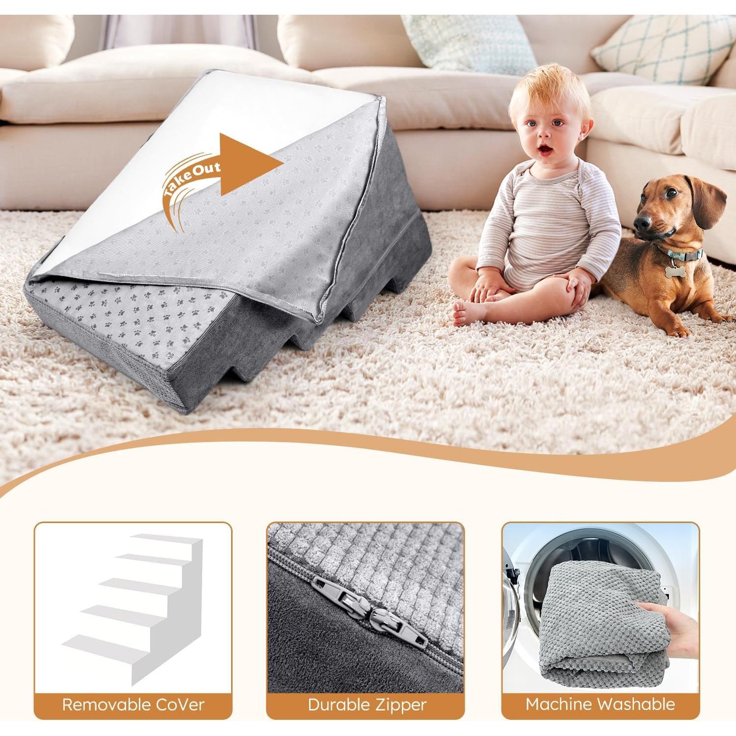 Escalera para Perros Heeyoo 5 Pasos 58.42 cm Antideslizante