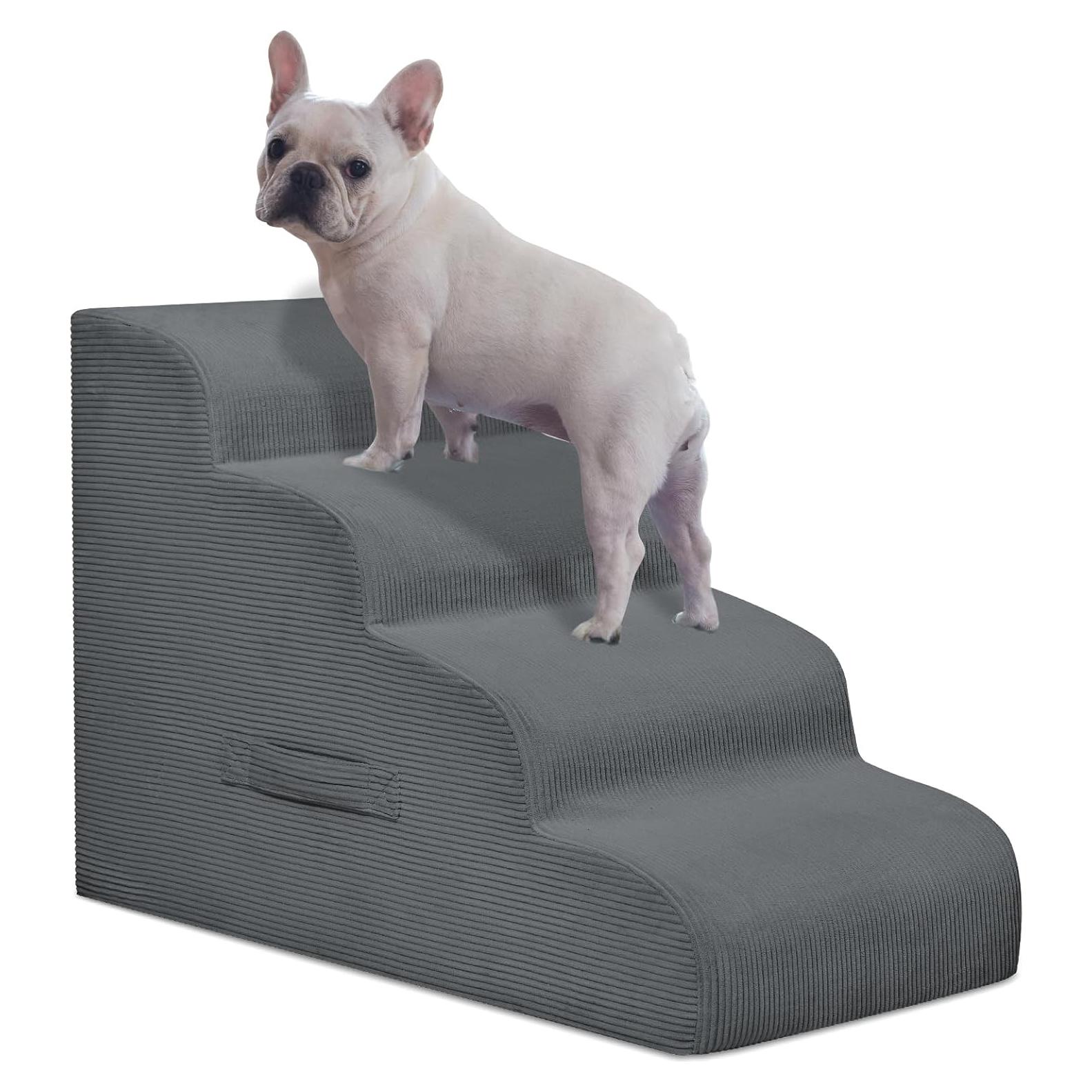 Escalera para Mascotas Mesa Lemon 4 Pasos Antideslizante 50.8 cm