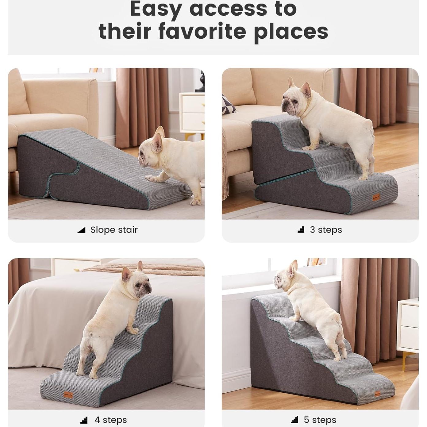 Escaleras para Perros Gardner Pet 4 Pasos Antideslizantes 71 cm