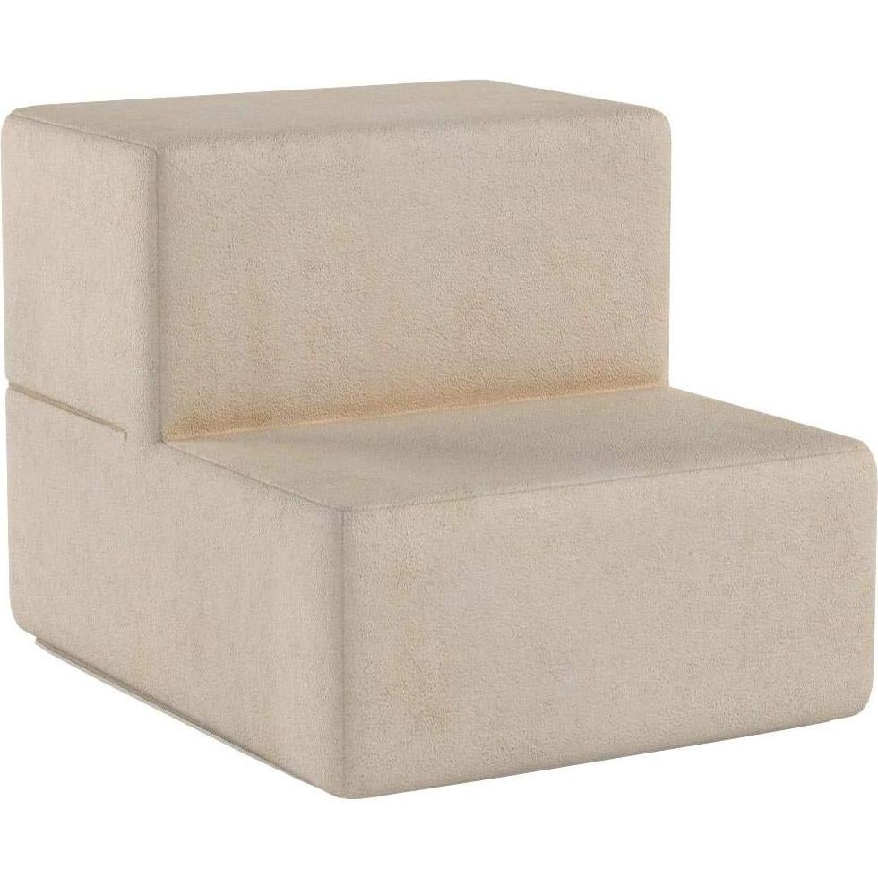 Escalera para Mascotas ZINUS Extra Pequeña 2 Escalones Beige