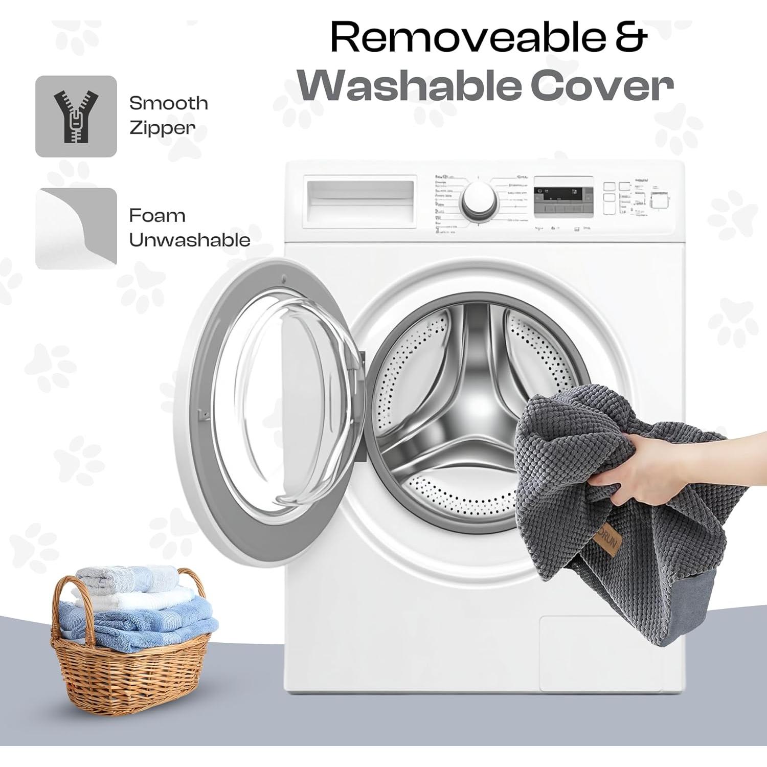 Escalera Curva para Perros Miorun 5 Pasos Hasta 18 kg Gris