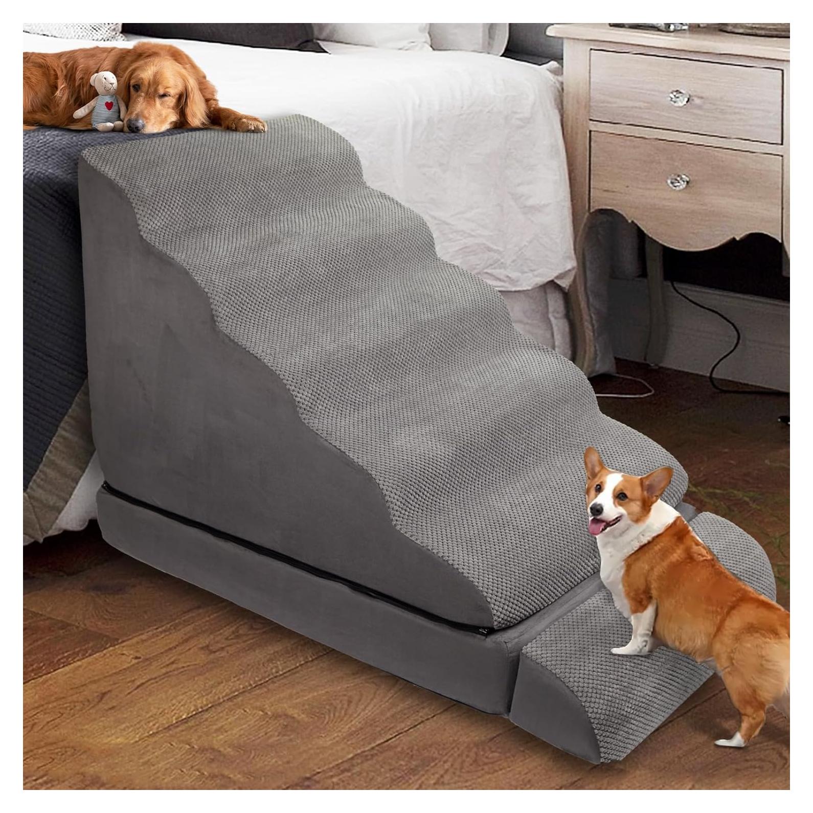 Escaleras para Perros A.FATI 6 Pasos Antideslizantes 76.2 cm
