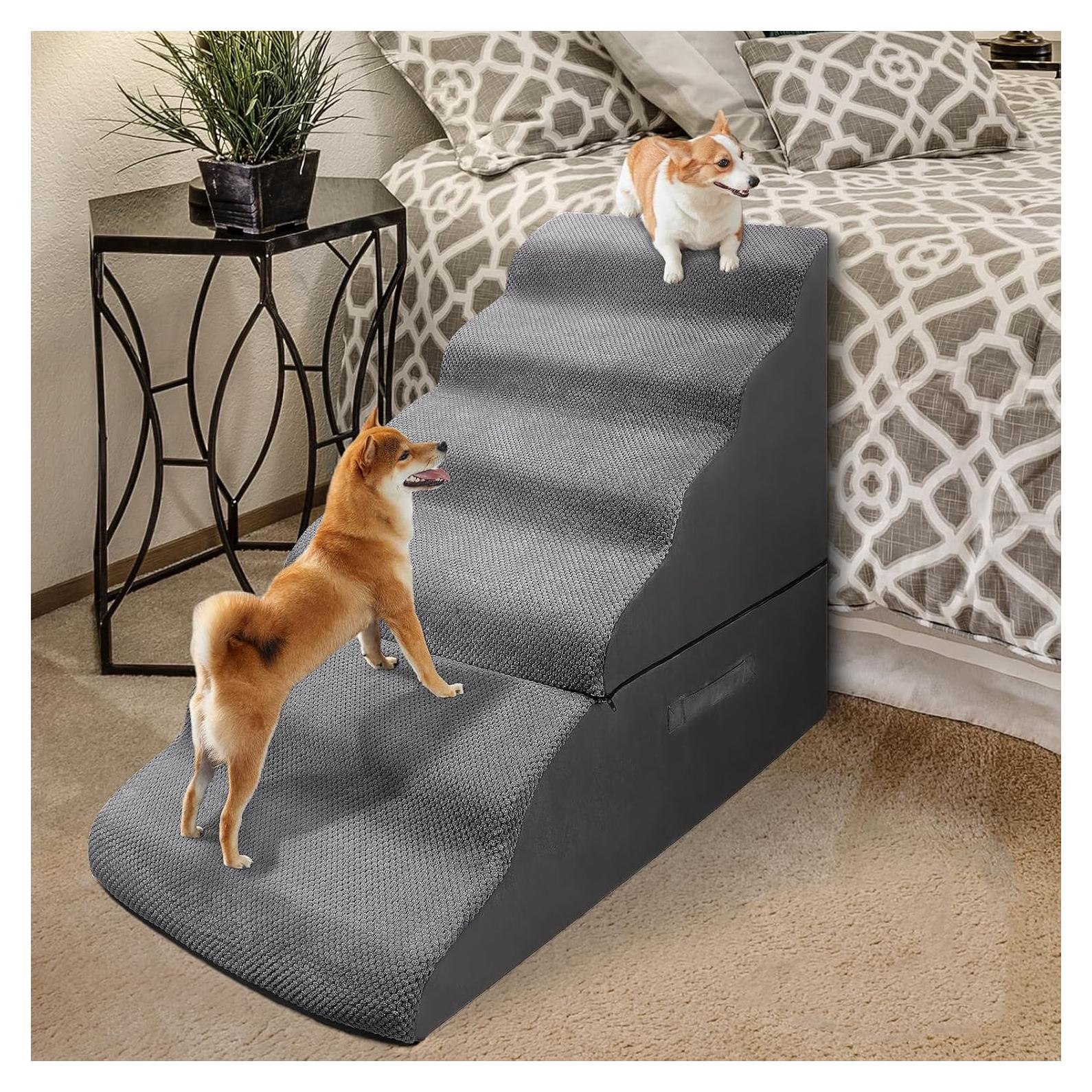 Escalera para Perros INRLKIT 6 Pasos 76.2 cm Antideslizante