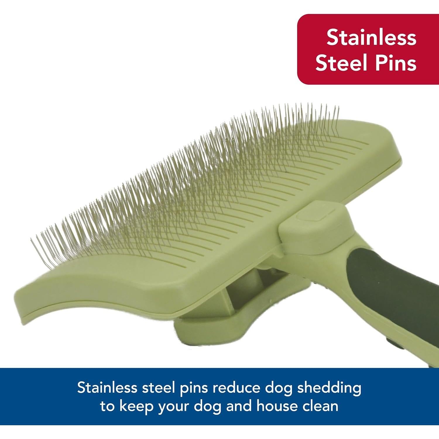 Cepillo Deshechador Autolimpiante Coastal Pet Mediano 5.1x14x26.7cm