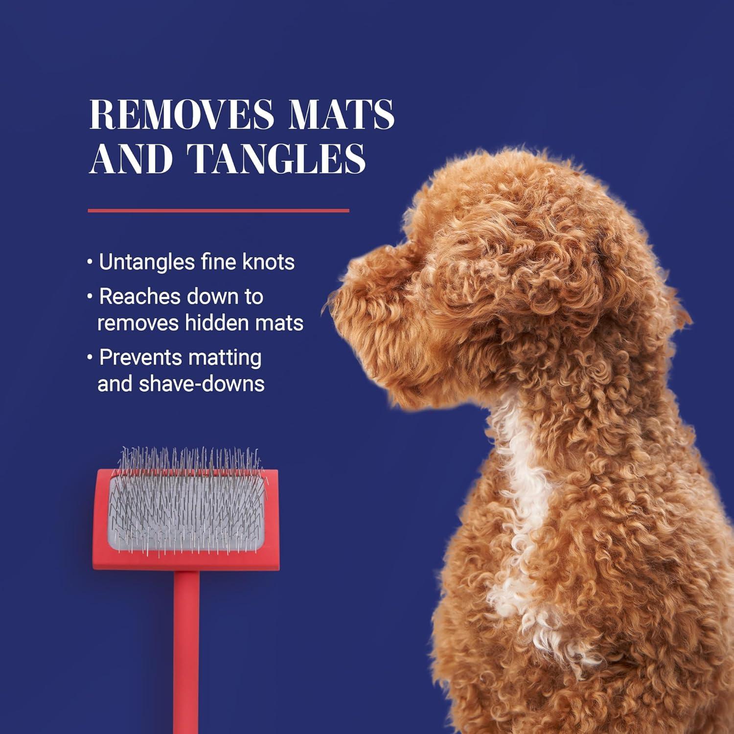 Cepillo Slicker Big G Chris Christensen para Perros Grande Coral