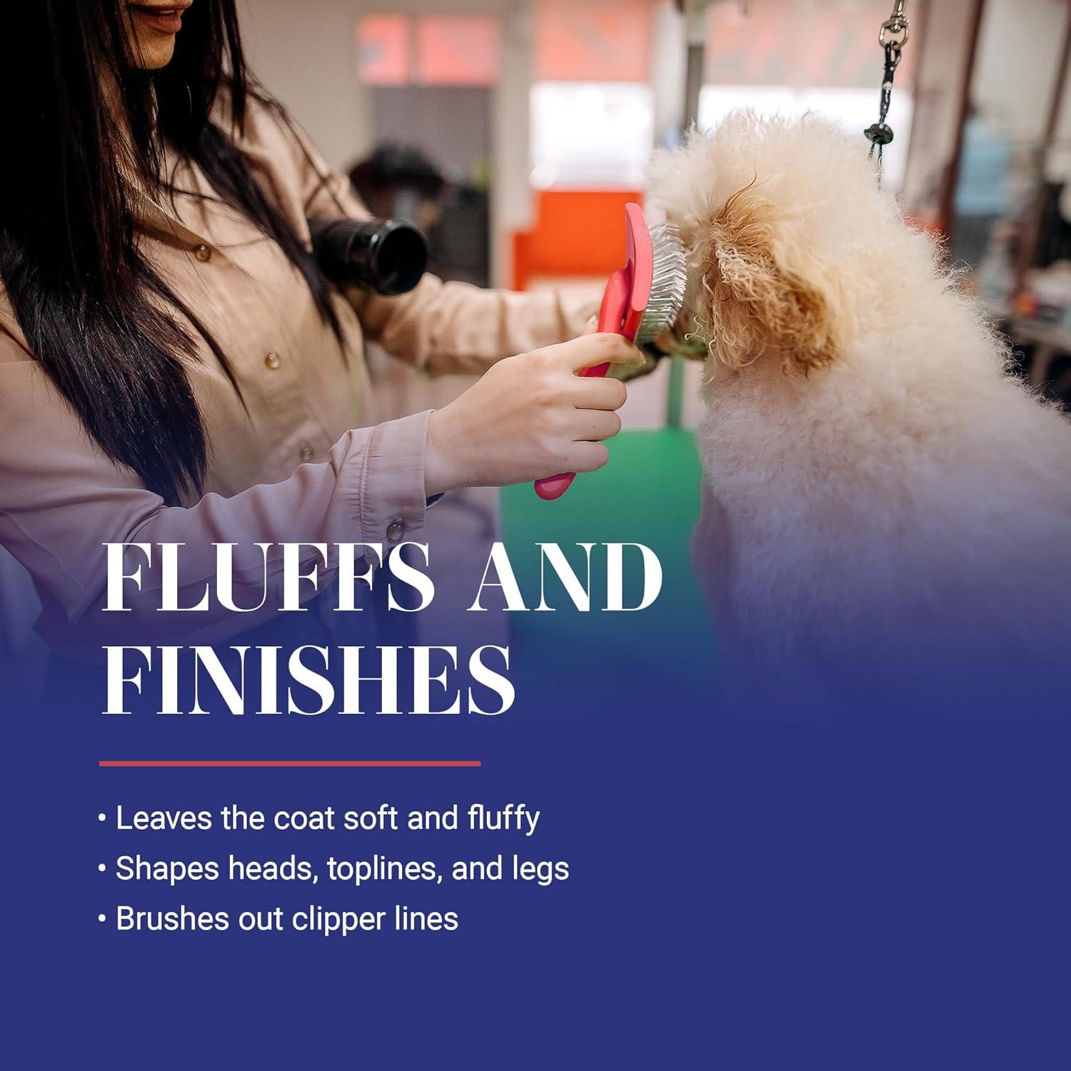 Cepillo Slicker Big G Chris Christensen para Perros Grande Coral