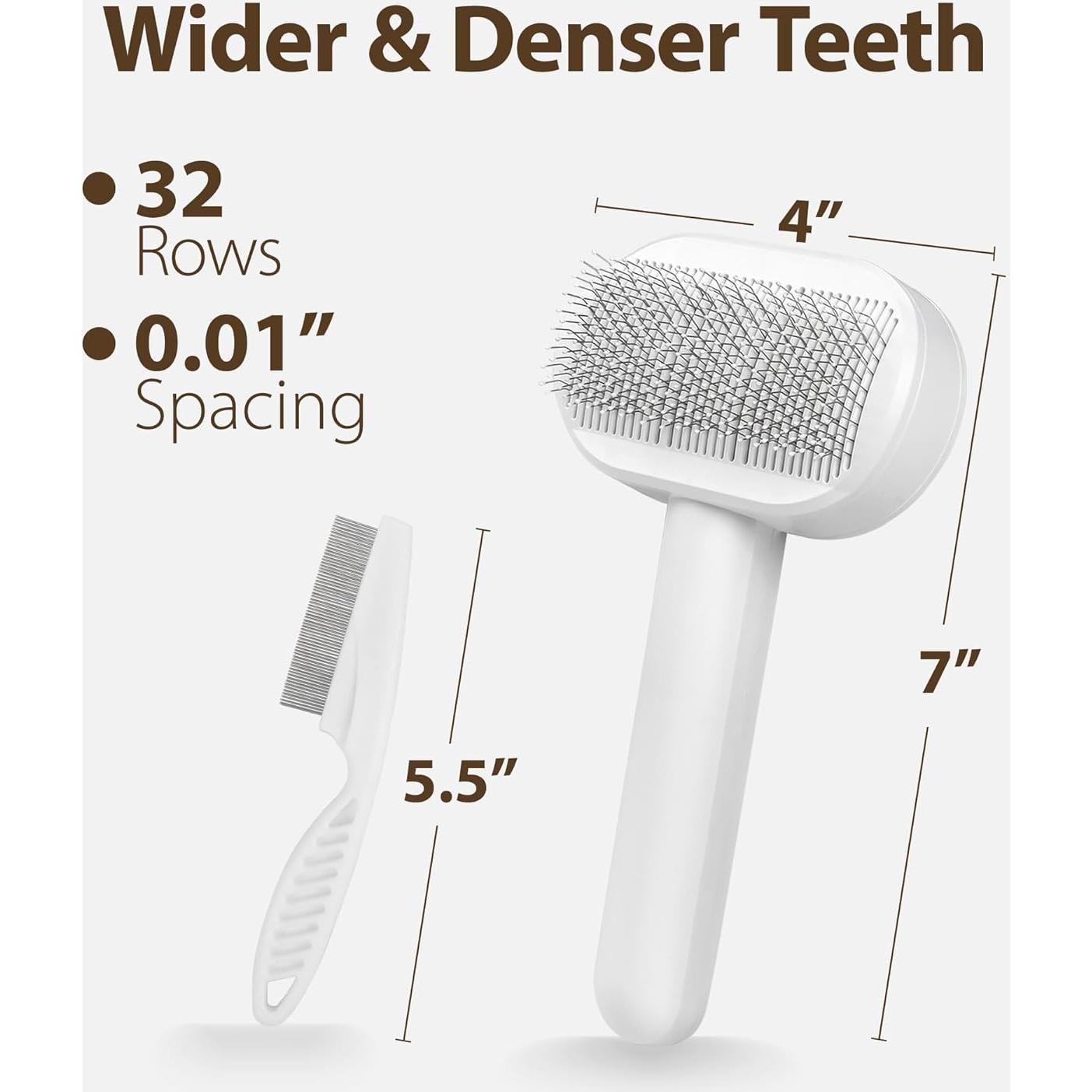 Cepillo Suave Autolimpiante para Gatos PrimePets 20cm