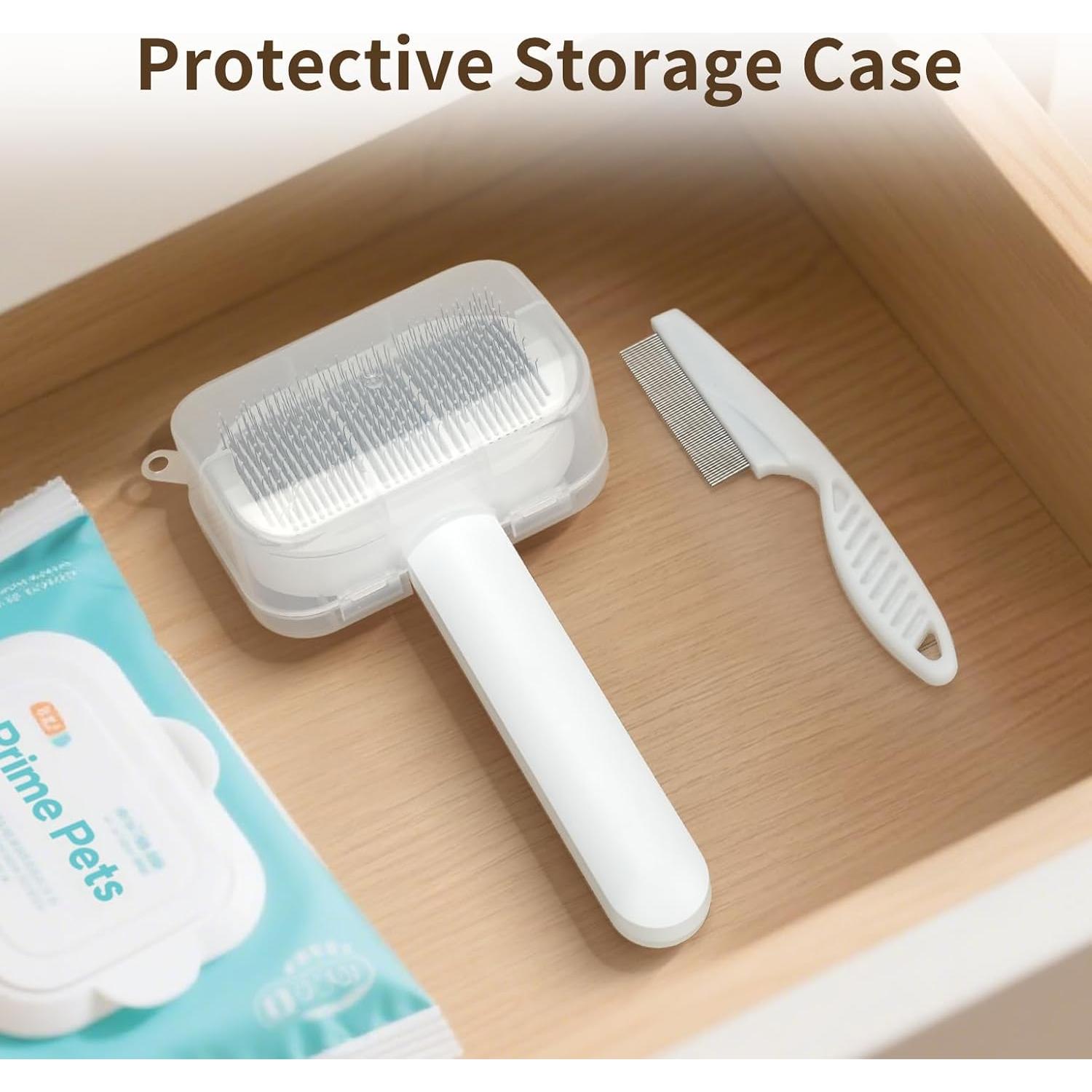 Cepillo Suave Autolimpiante para Gatos PrimePets 20cm