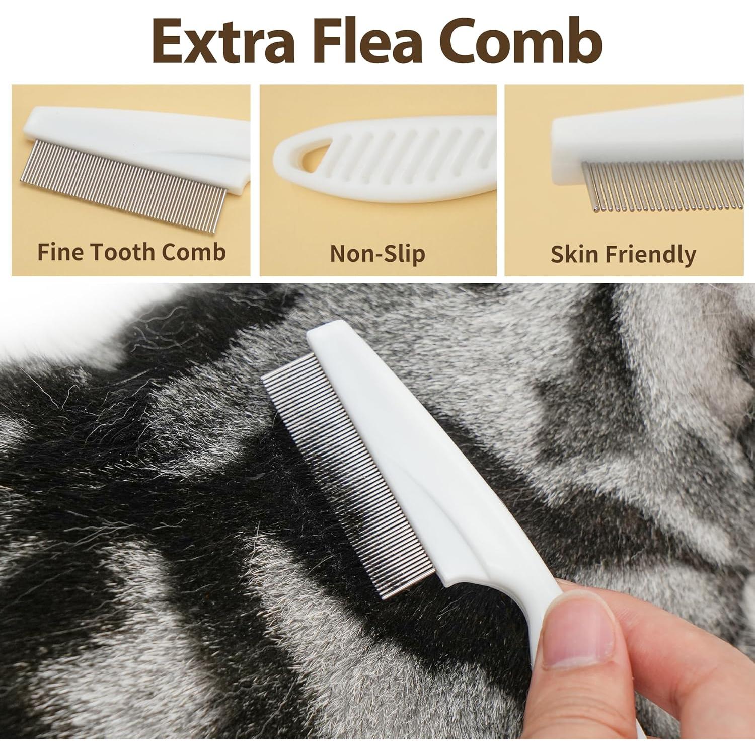 Cepillo Suave Autolimpiante para Gatos PrimePets 20cm