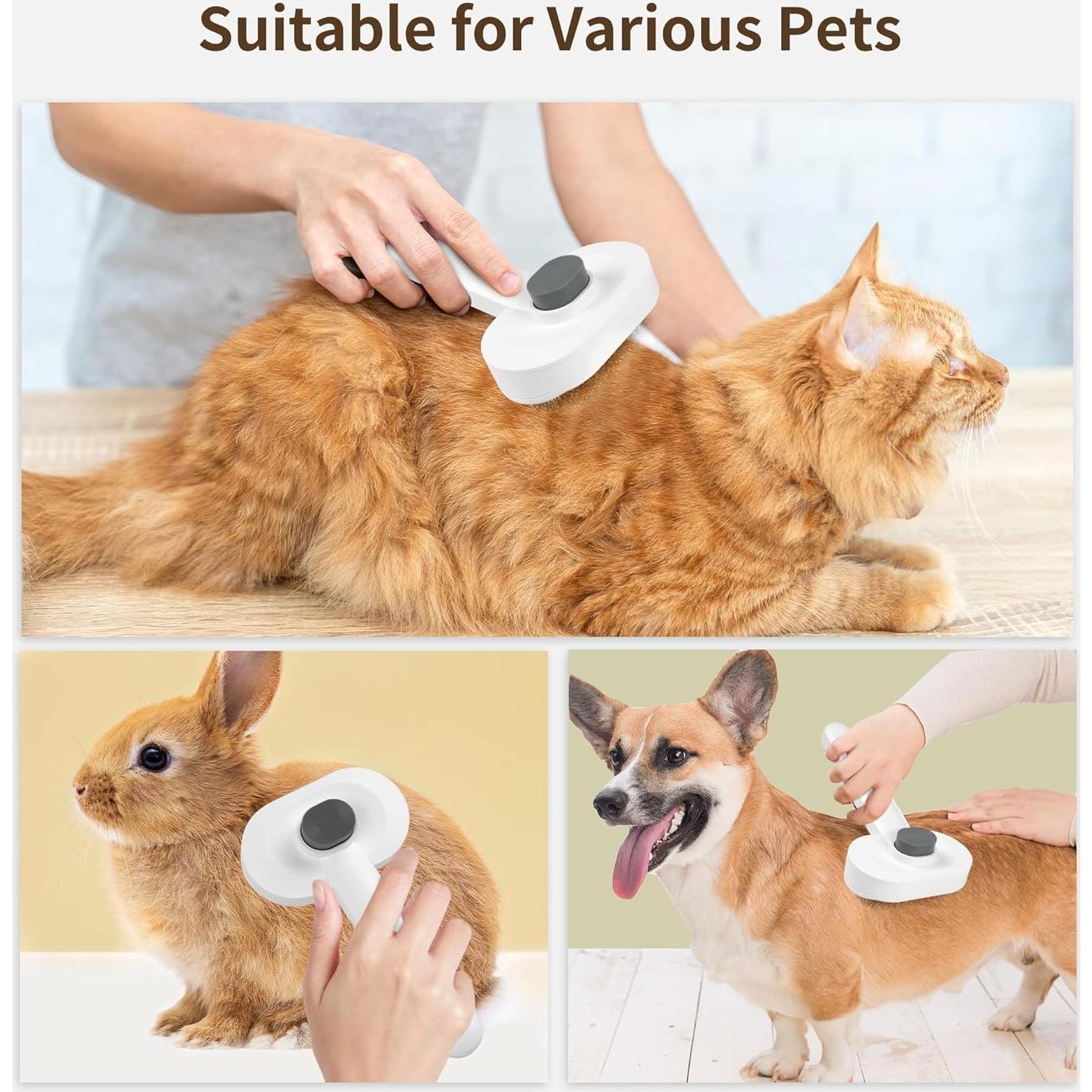 Cepillo Suave Autolimpiante para Gatos PrimePets 20cm