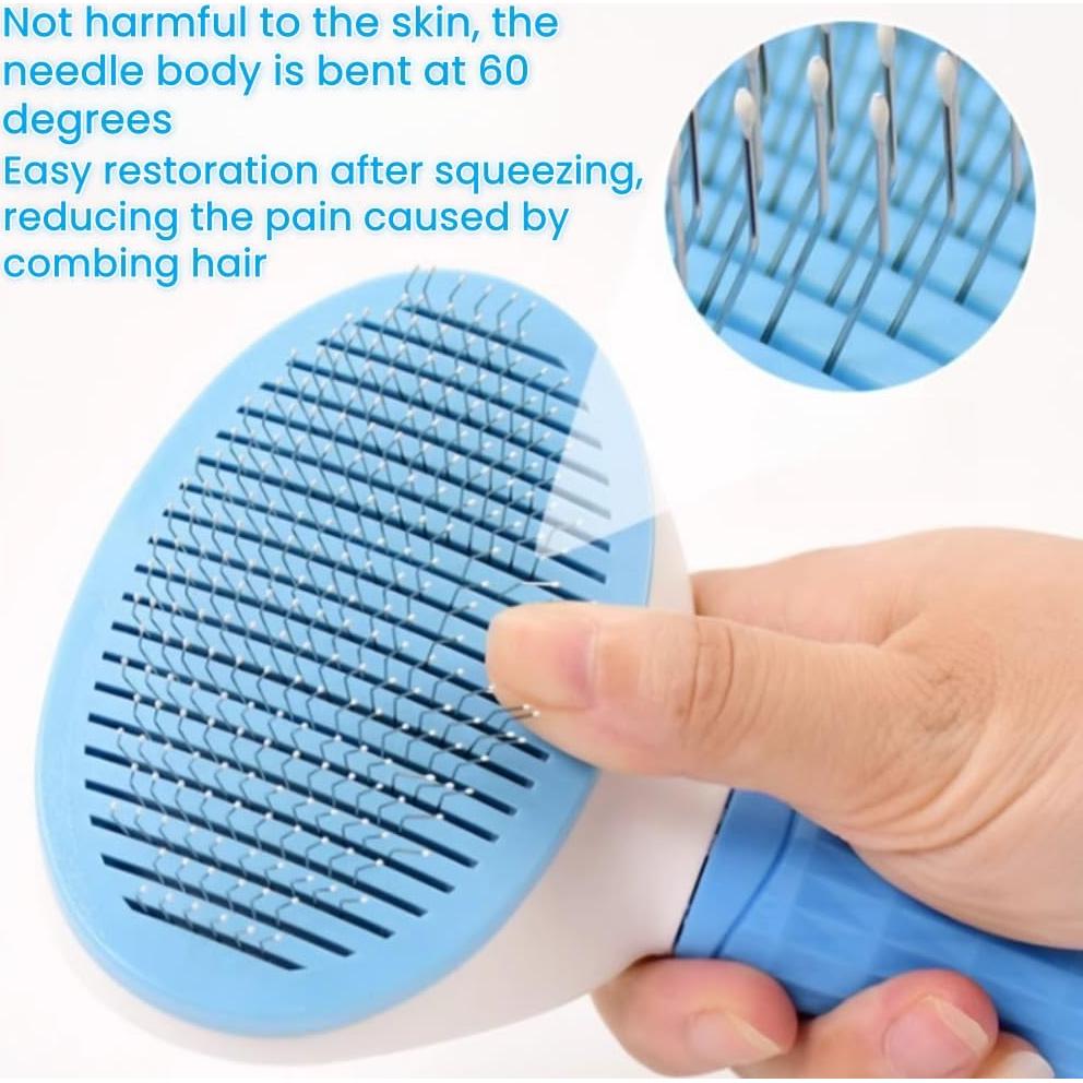 Cepillo Autolimpiante para Gatos y Perros Wenning - Mango Ergonómico