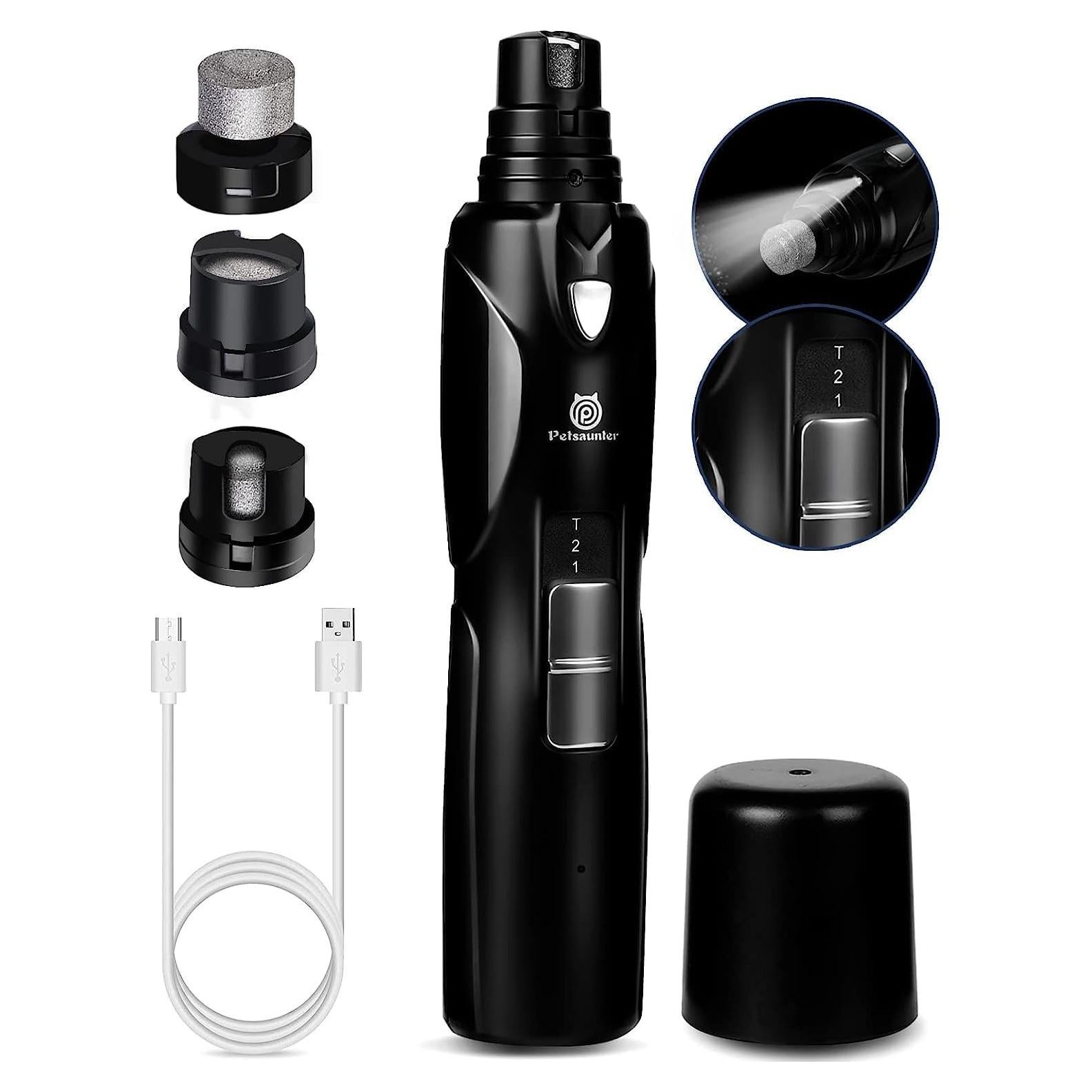 Cortador de Uñas para Perros Petsaunter 2 Velocidades LED