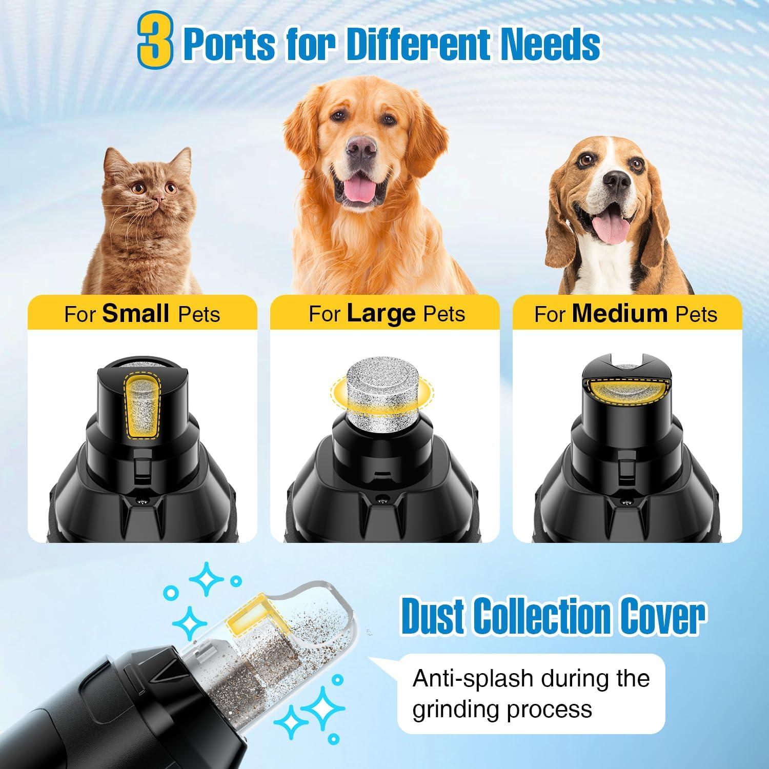 Cortador de Uñas Eléctrico para Mascotas Cuter MX30 - Silencioso y Recargable