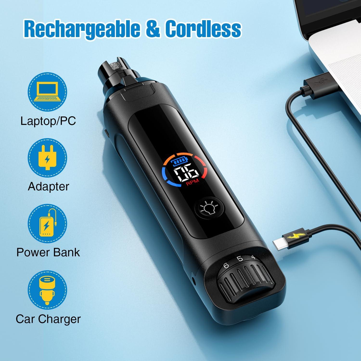 Cortador de Uñas Eléctrico para Mascotas Cuter MX30 - Silencioso y Recargable