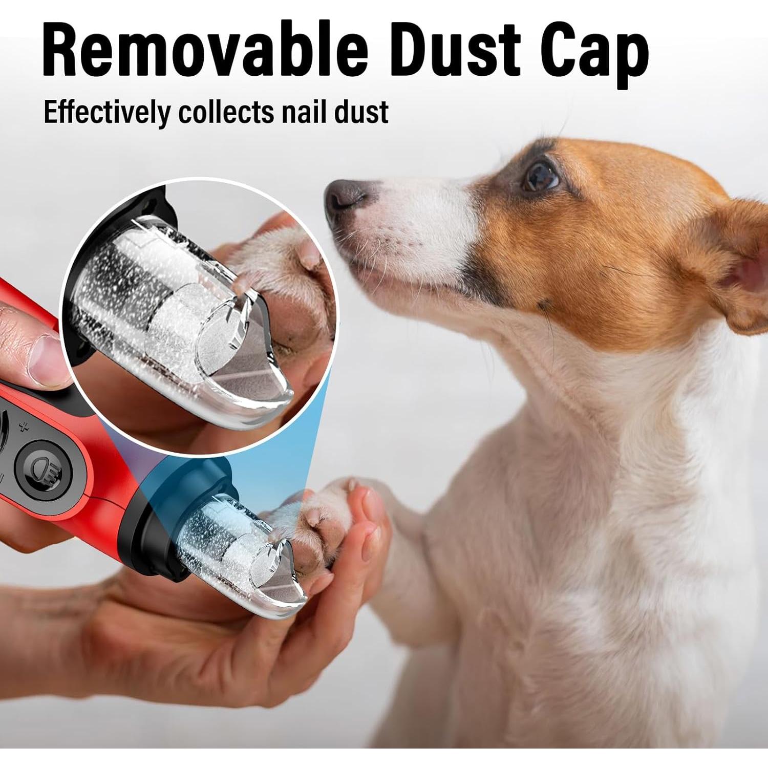 Cortador de Uñas Eléctrico Casfuy N90 con 6 Velocidades y LED