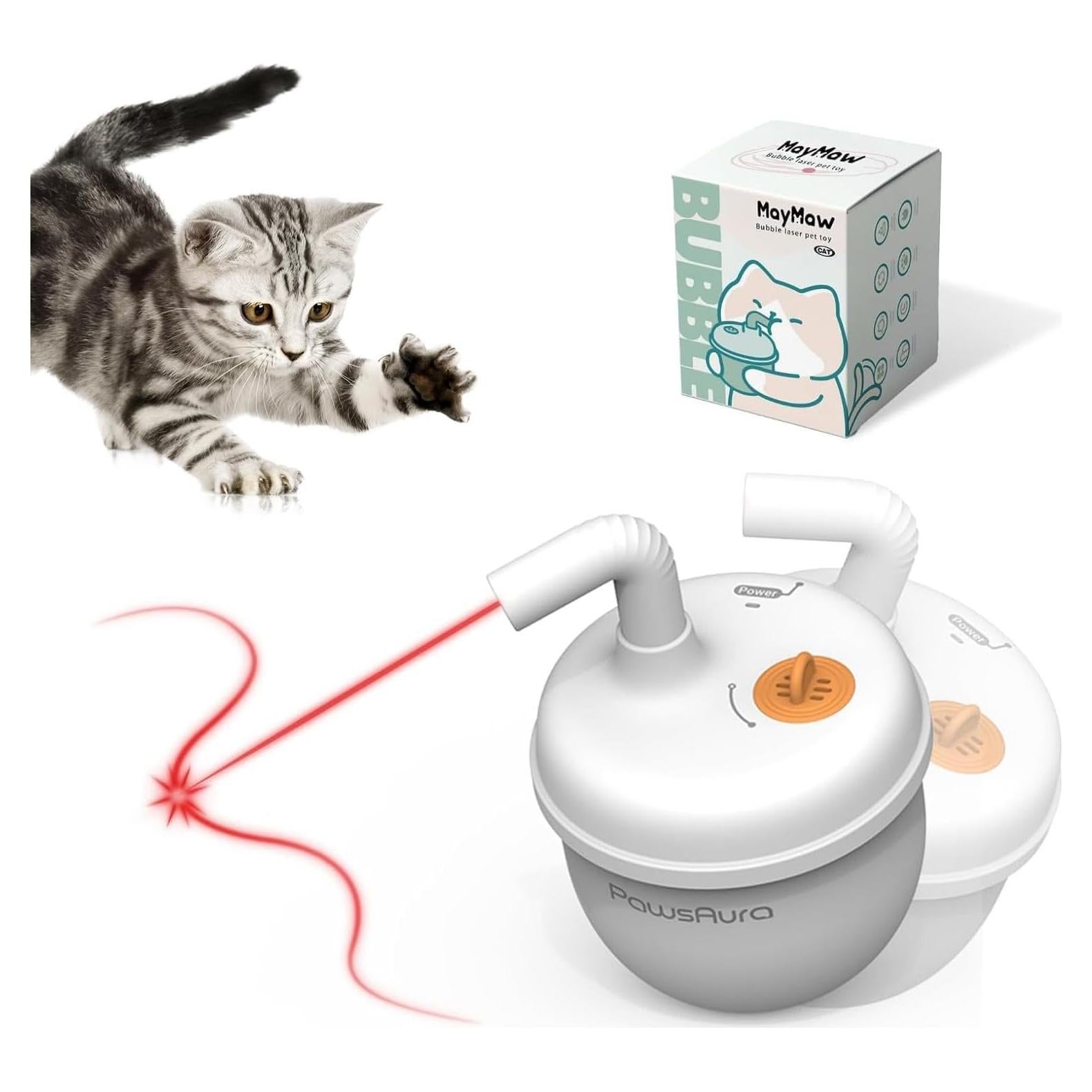 Juguete Interactivo Automático para Gatos Estbicn W-01 - Puntero Láser 360°