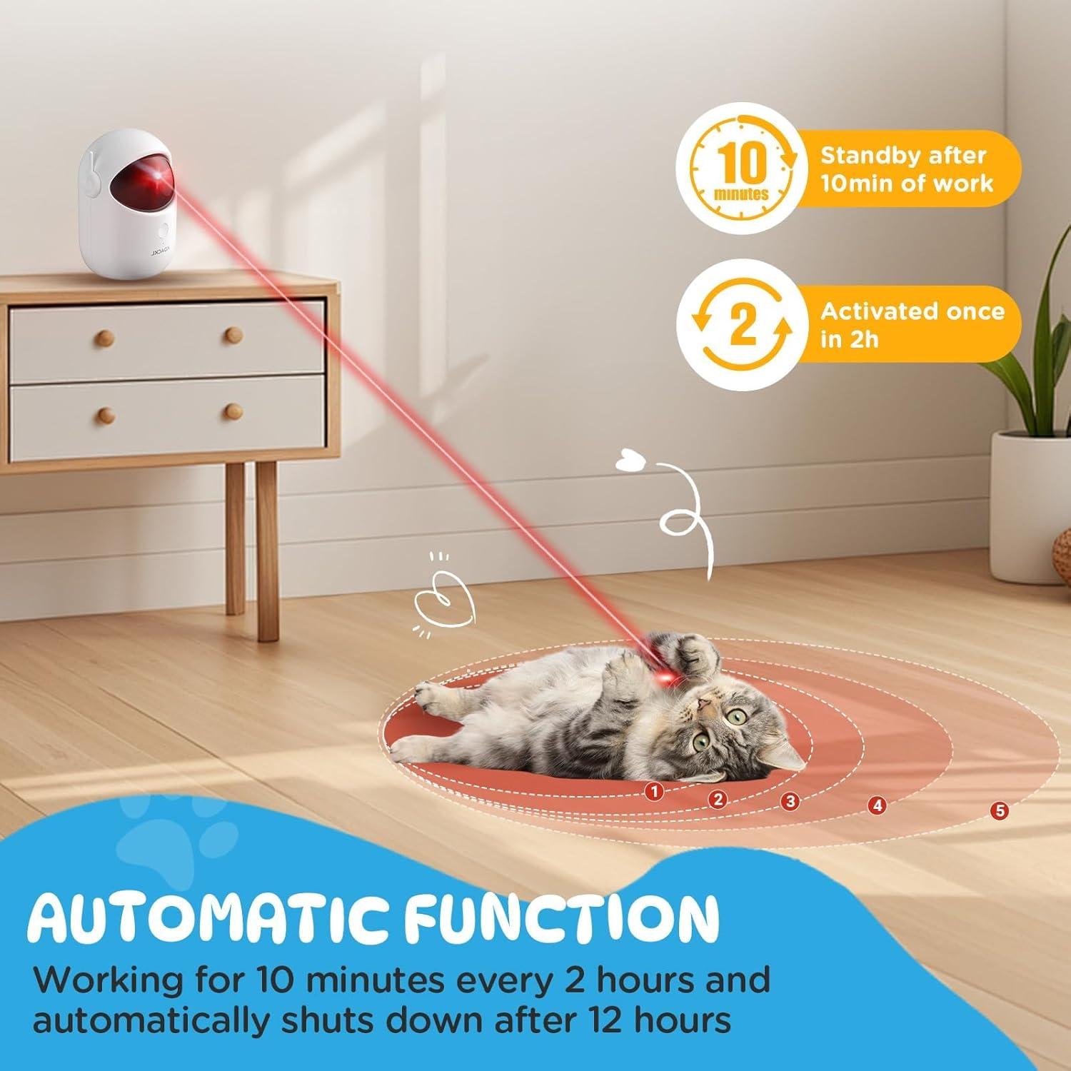 Juguete Automático Puntero Láser para Gatos Koackl Q1