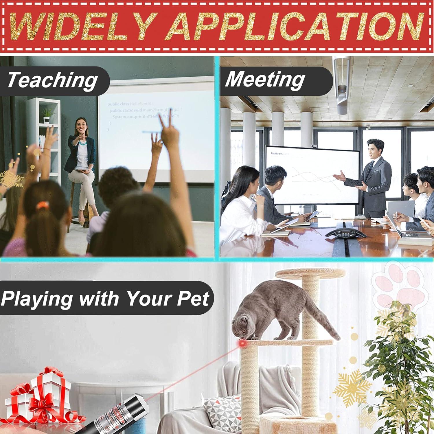 Juguete Puntero Láser para Gatos MEUSNO 3 en 1 Rojo Verde Púrpura