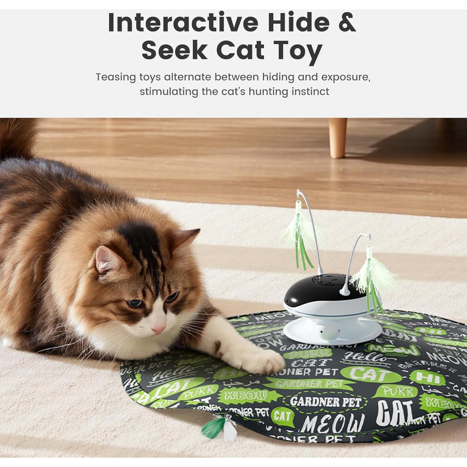 Juguete Interactivo para Gatos Gardner Pet 5 en 1 Recargable