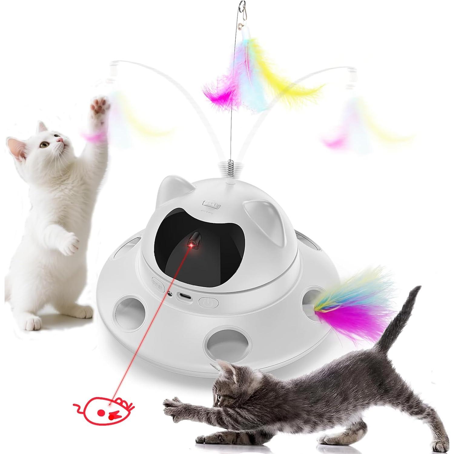 Juguete láser automático para gatos 3 en 1 - Shenzhen BK001