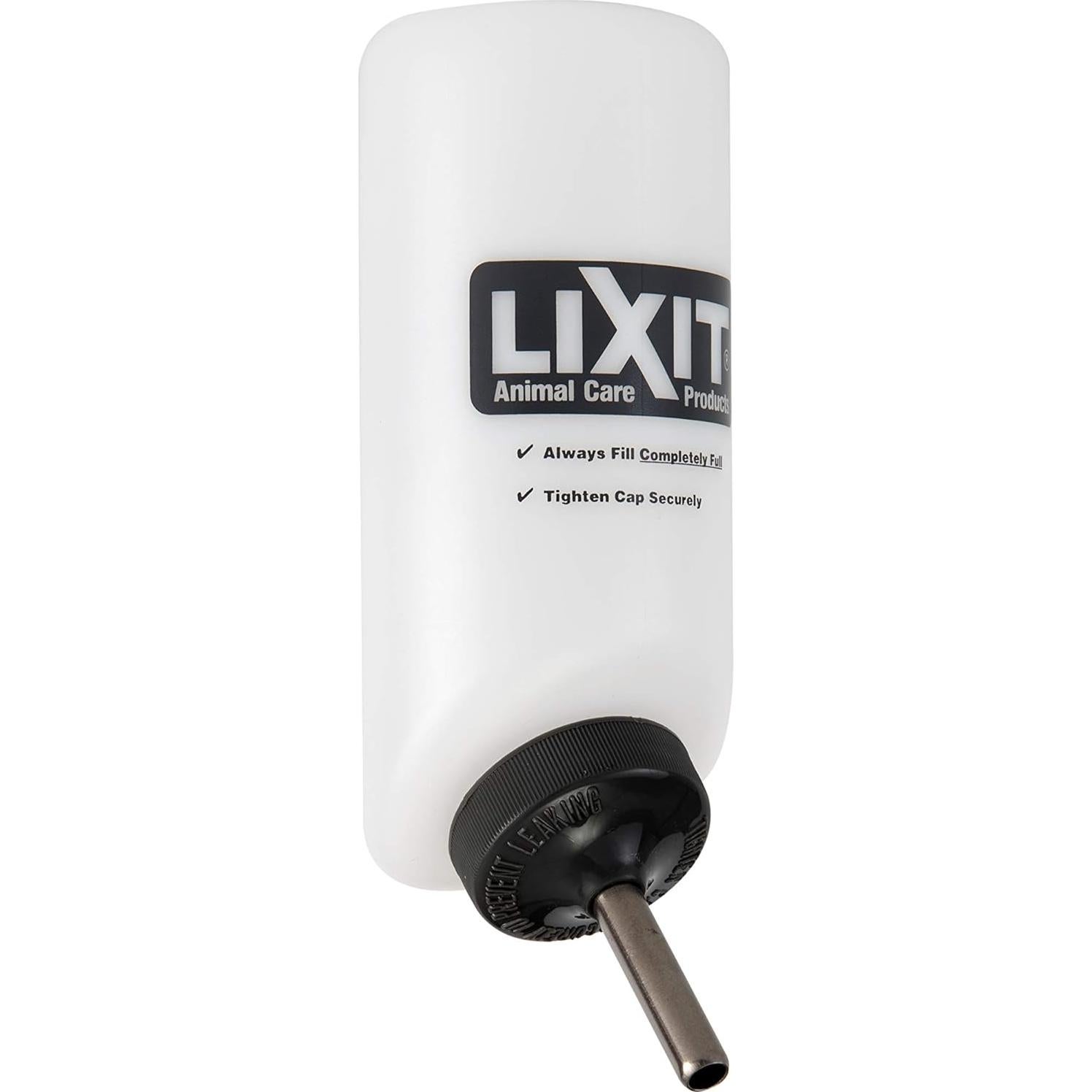 Botella de Agua Lixit 0.47L Boca Ancha Translúcida 8802