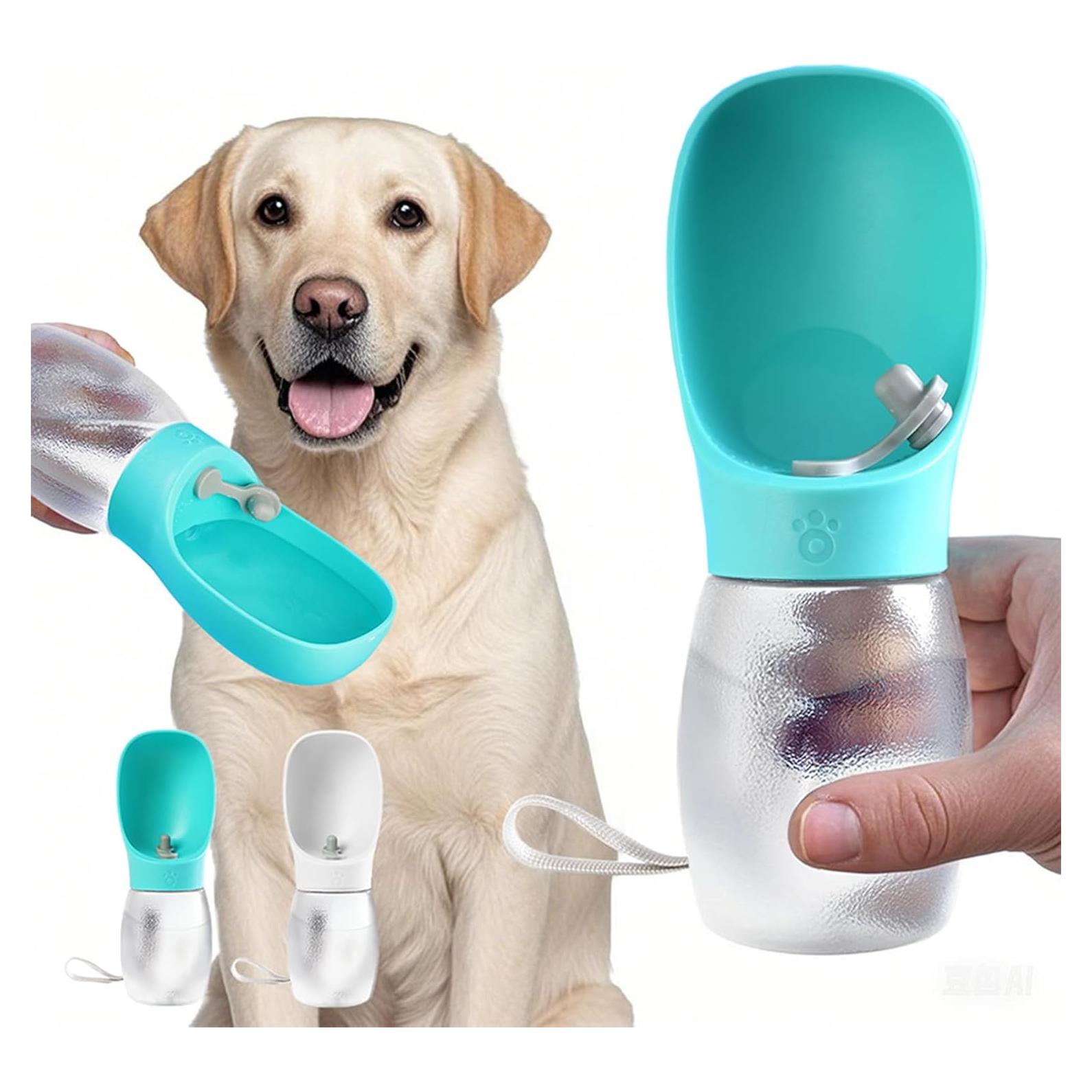 Botella de Agua para Perros Kalimdor 350ml a Prueba de Fugas