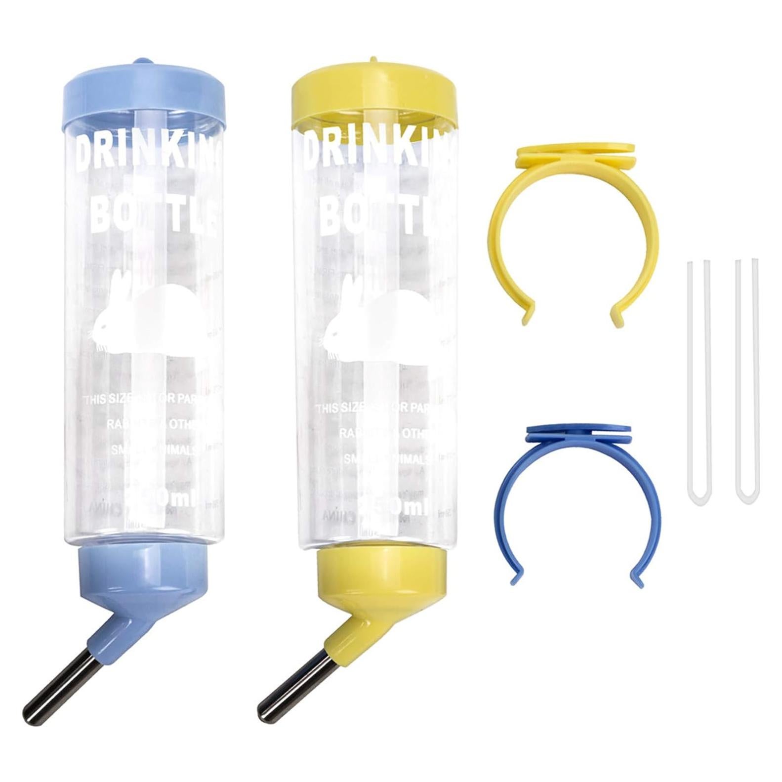 Botella de Agua Sin Goteo 250 ml Depets para Mascotas Pequeñas