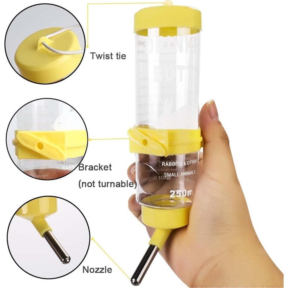 Botella de Agua Sin Goteo 250 ml Depets para Mascotas Pequeñas