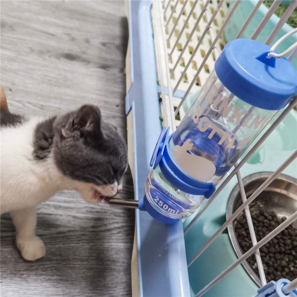 Botella de Agua Sin Goteo 250 ml Depets para Mascotas Pequeñas