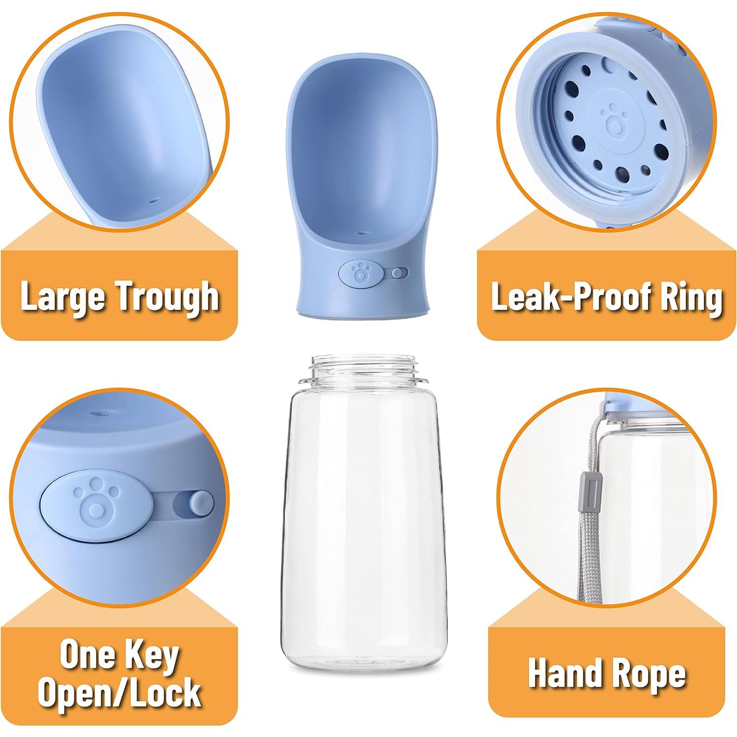 Botella de Agua Portátil para Perros Mr. Pen 0.56L Azul