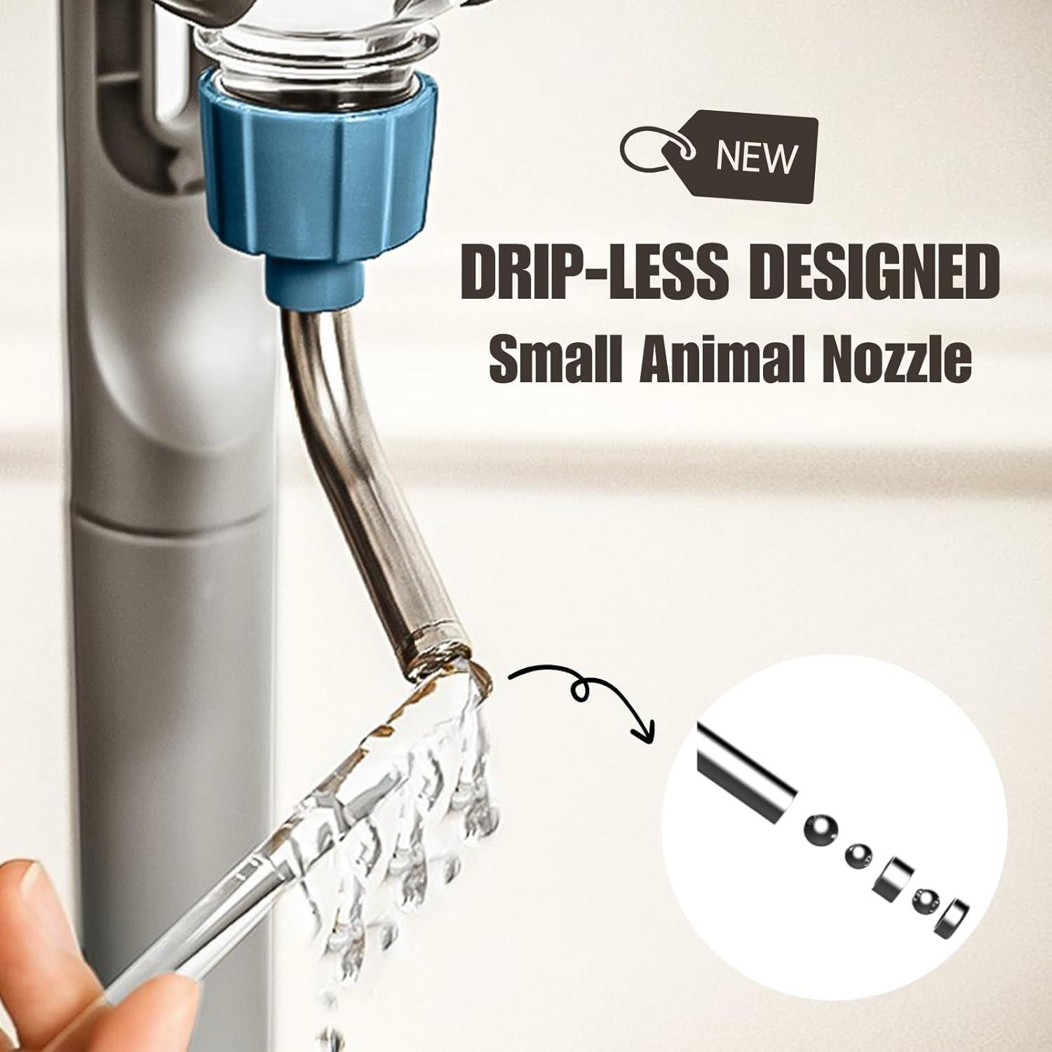 Botella de Agua para Mascotas TOKAYIFE 502.5ml Azul