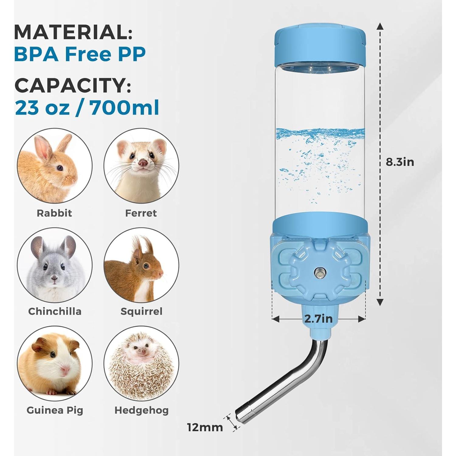 Dispensador de Agua Automático Vannon 680ml para Pequeñas Mascotas