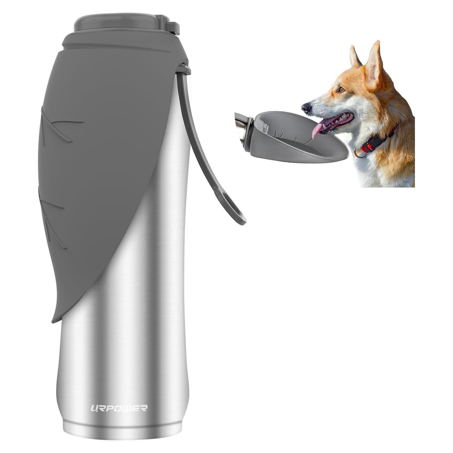 Botella de Agua Grande URPOWER 27 Oz Acero Inoxidable Aislada