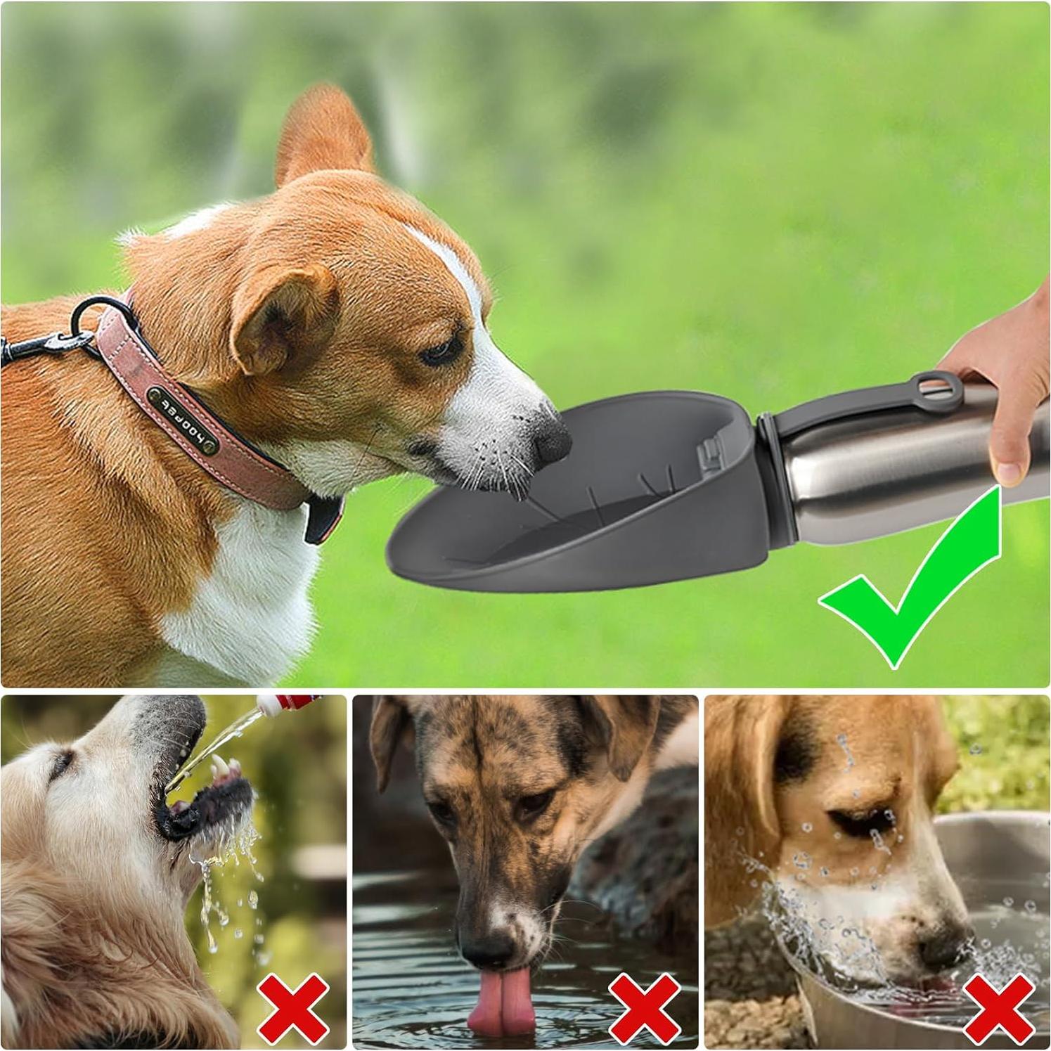 Botella de Agua Grande URPOWER 27 Oz Acero Inoxidable Aislada