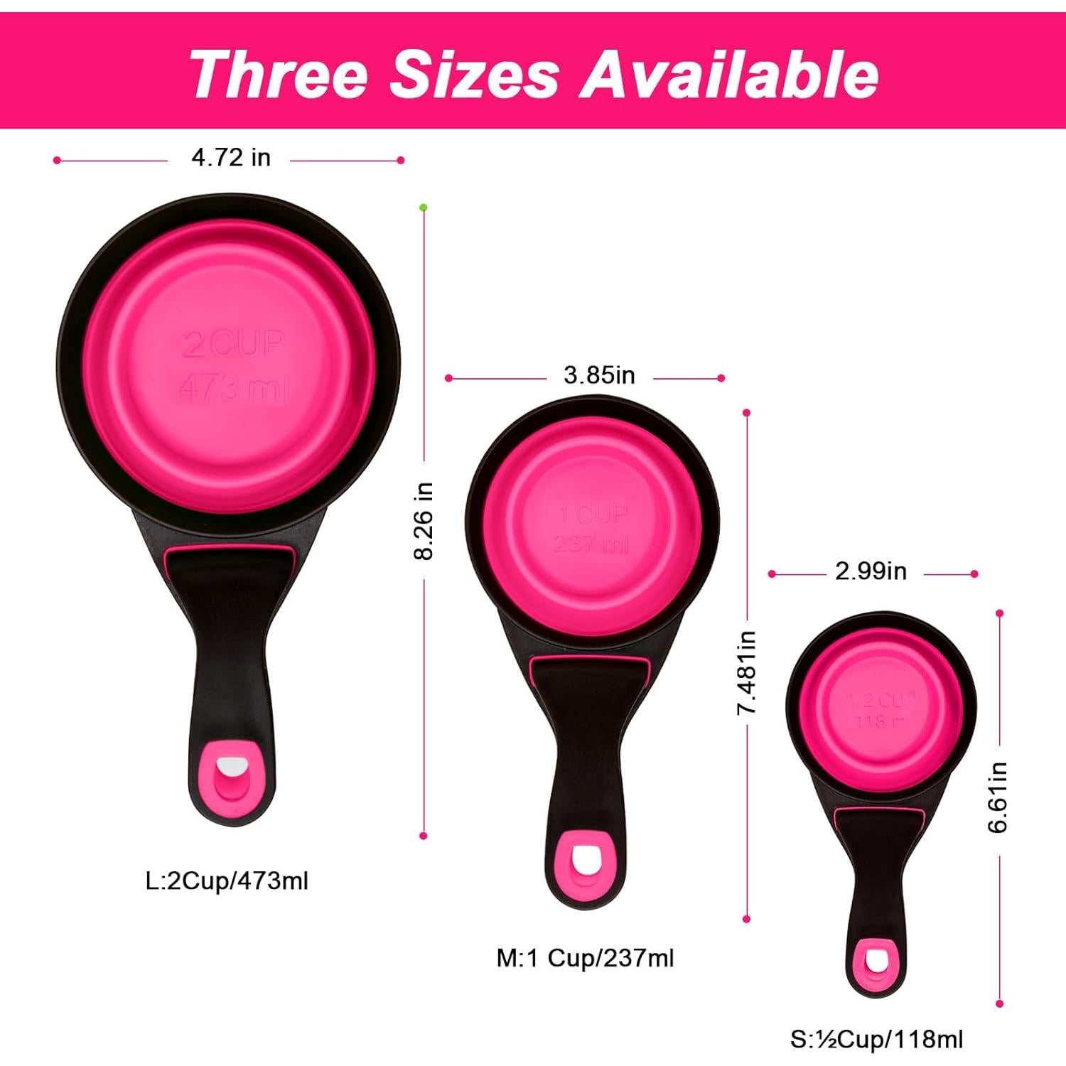 Cucharón Plegable de Silicona para Comida de Perro 473ml