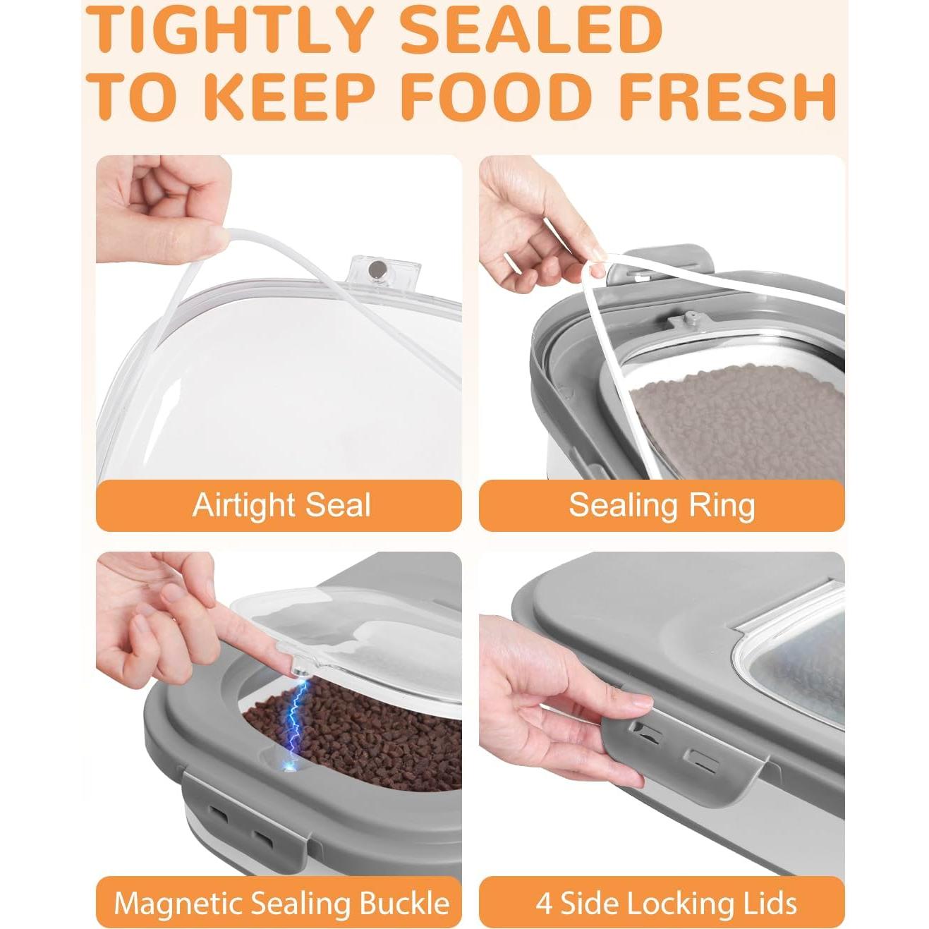 Contenedor de Almacenamiento de Comida para Perros DDMOMMY 10 kg