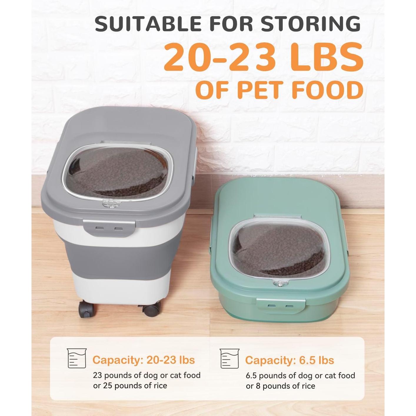 Contenedor de Almacenamiento de Comida para Perros DDMOMMY 10 kg