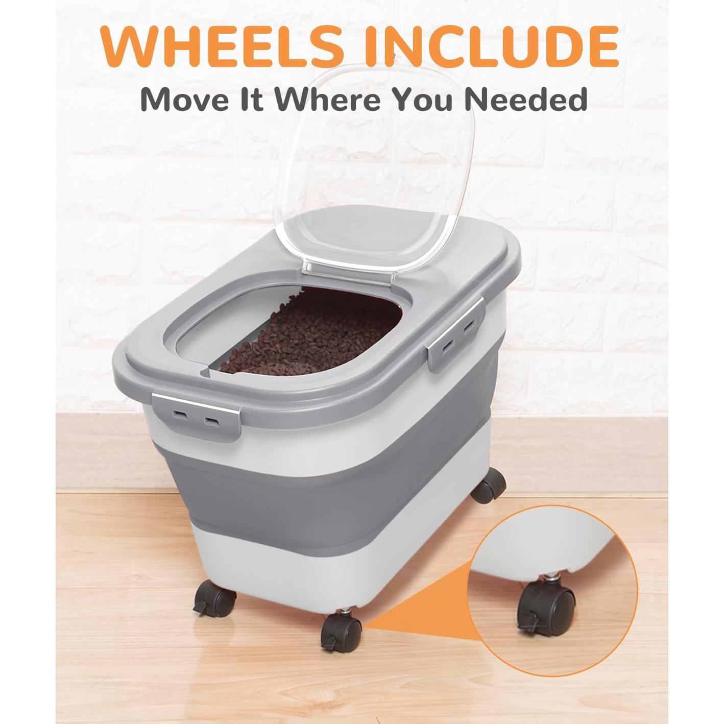 Contenedor de Almacenamiento de Comida para Perros DDMOMMY 10 kg