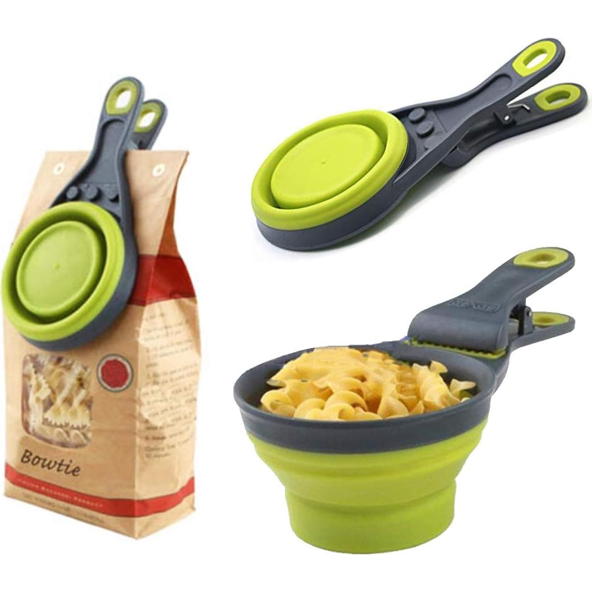 Juego de Tazas Medidoras Plegables UCSAJI para Mascotas 2 Pzas