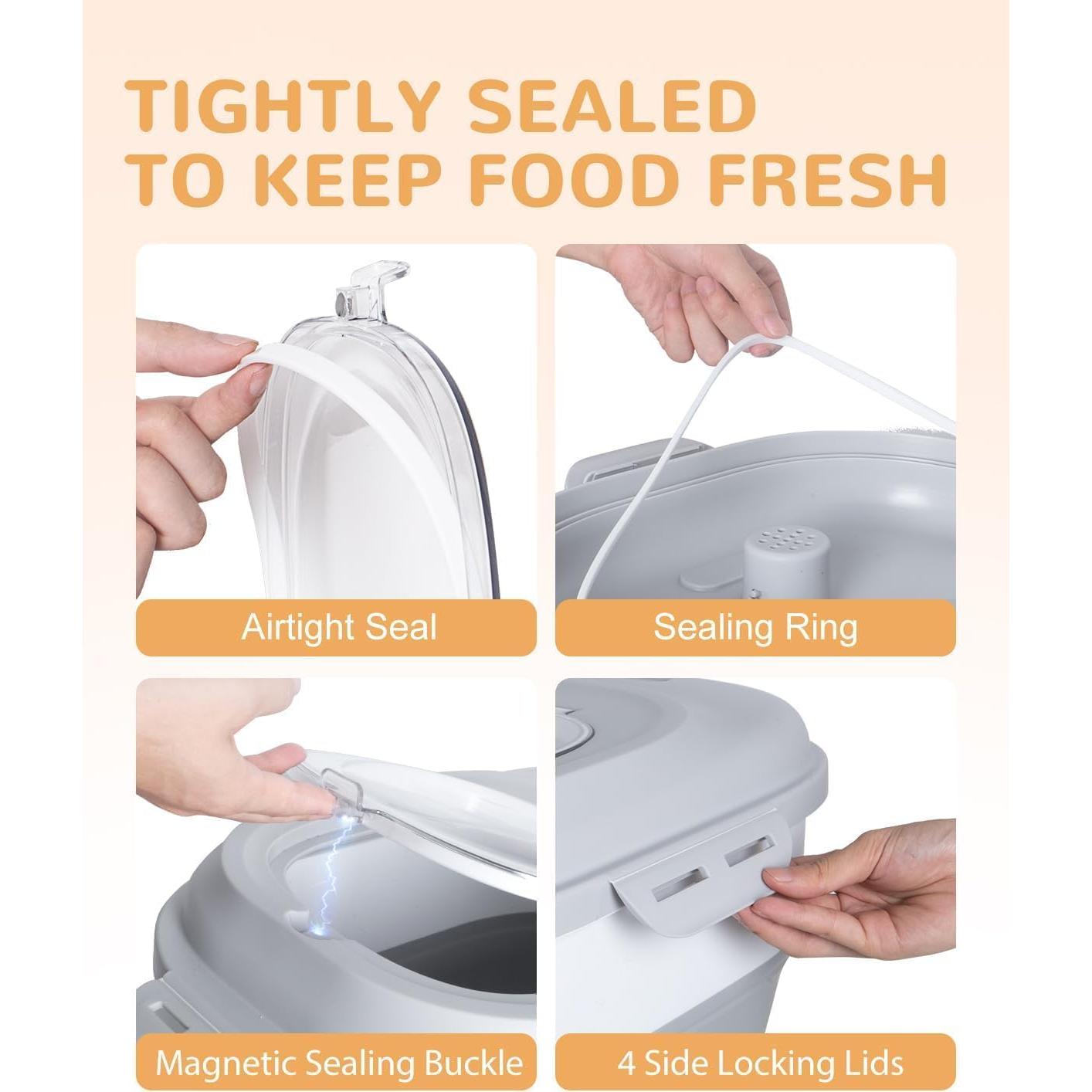 Contenedor de Almacenamiento de Comida para Perros DDMOMMY 35 L