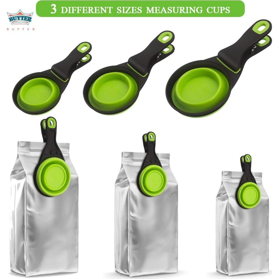 Soporte Plegable para Bolsa de Granos Buyter L Verde 473ml