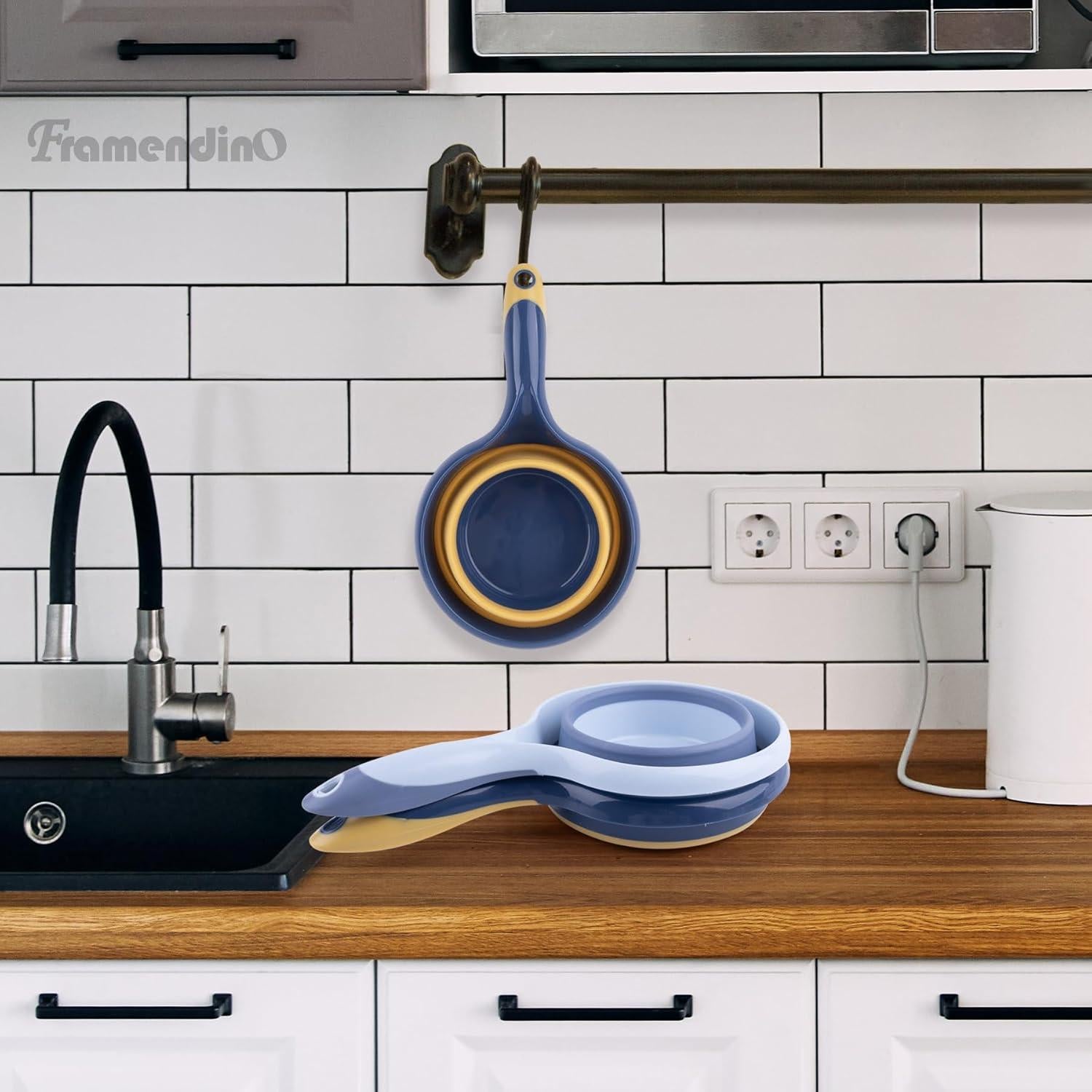 Cucharón Plegable de Agua Framendino 2 Pack Plástico 27.4 cm