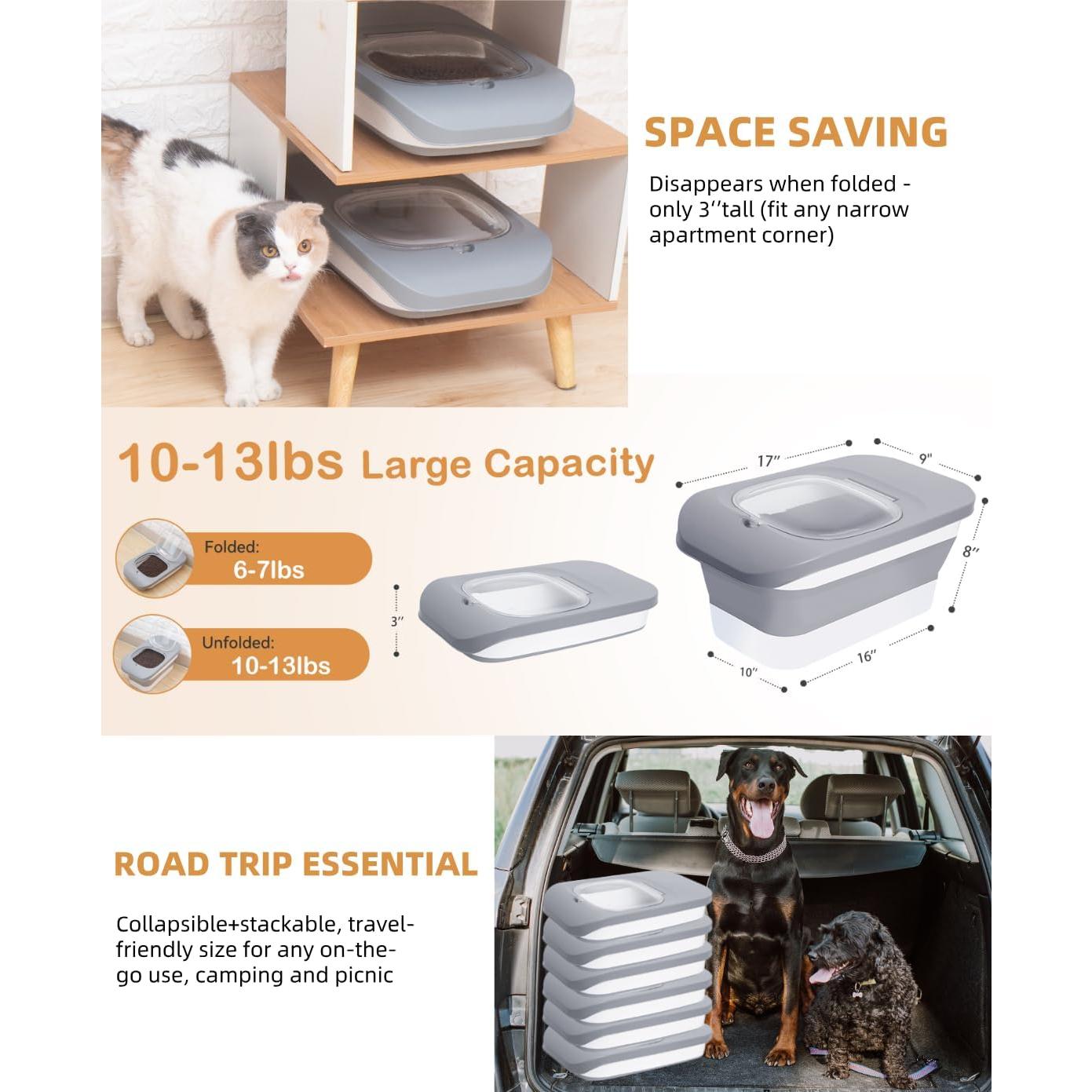 Contenedor de Almacenamiento de Comida para Perros DDMOMMY 5.9 kg Plegable