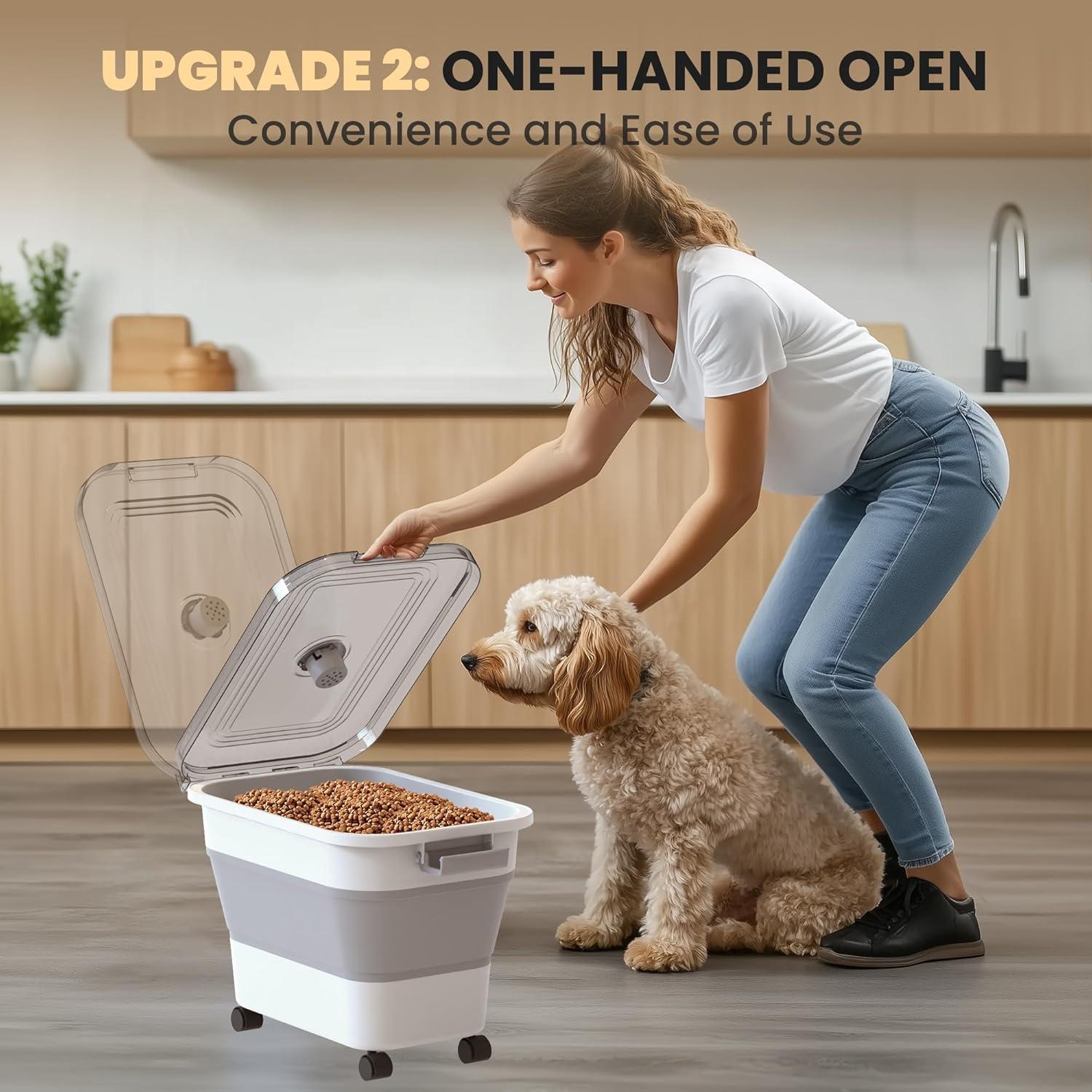 Contenedor de Almacenamiento de Comida para Mascotas DDMOMMY 23L